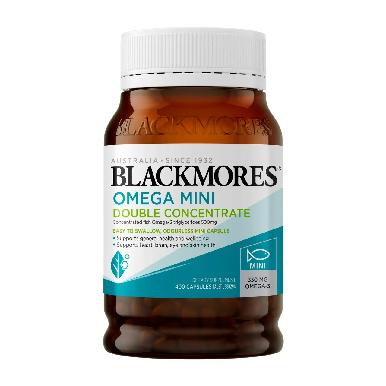 Blackmores Mini Omega Double Concentrate Fish Oil 400