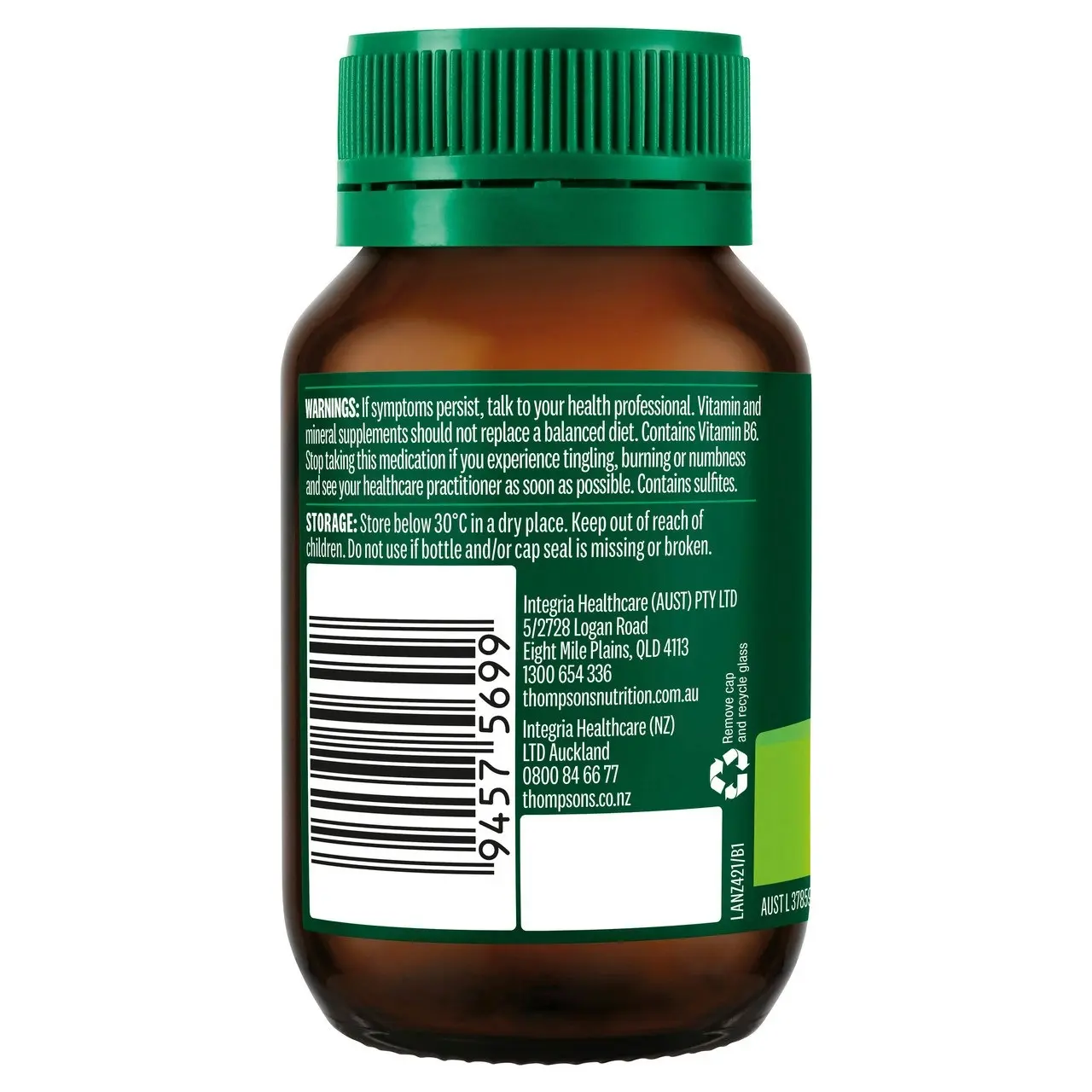 Thompson's Organic Magnesium 50 Tablets