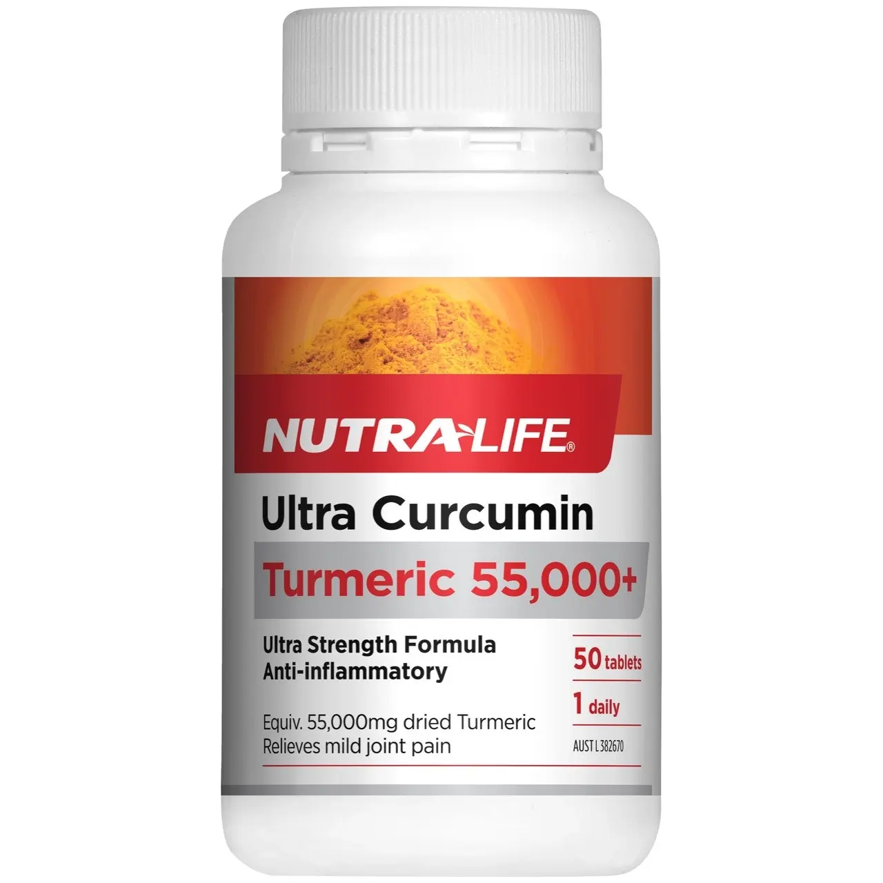 Nutra-Life Ultra Curcumin Turmeric 55,000+ 50T