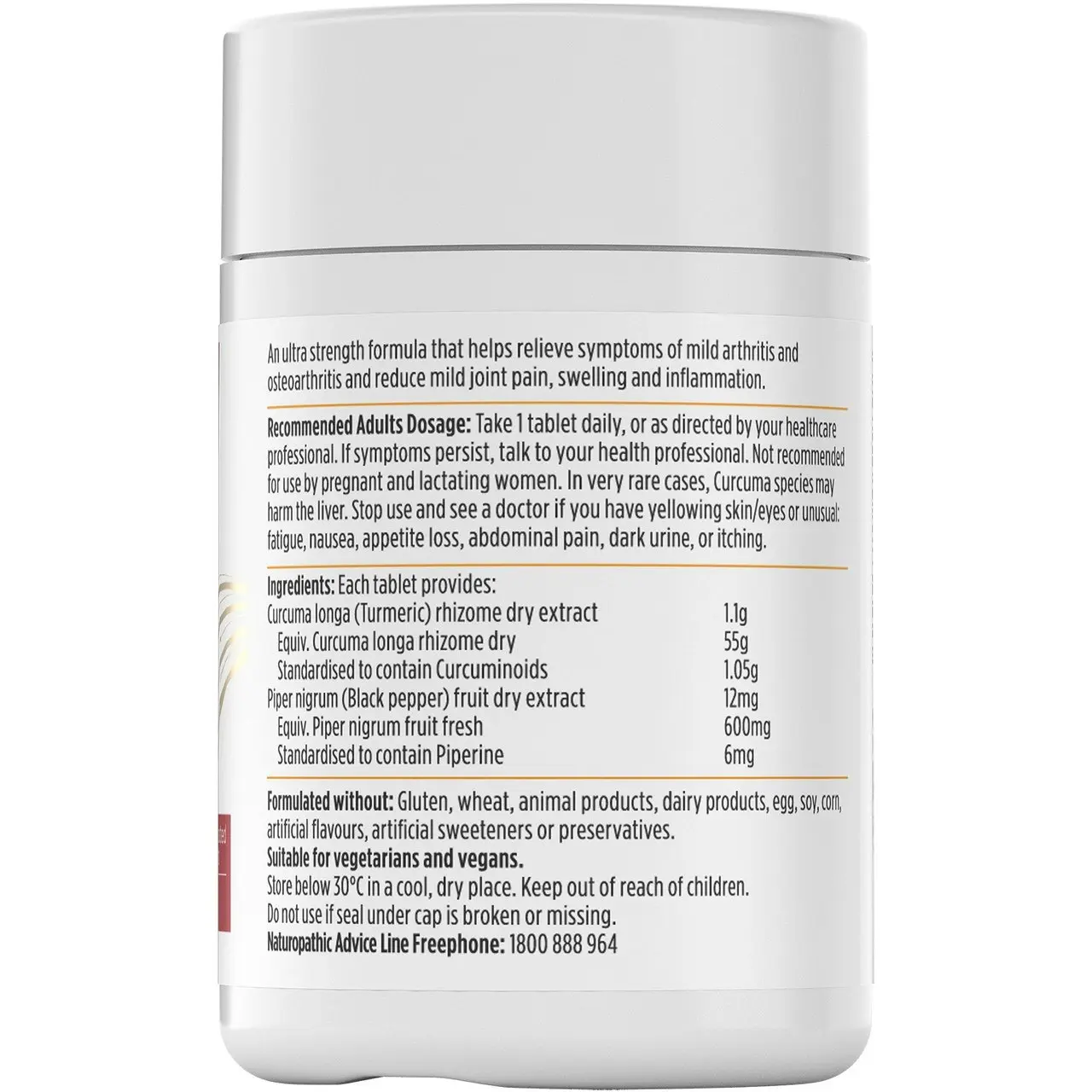 Nutra-Life Ultra Curcumin Turmeric 55,000+ 50T