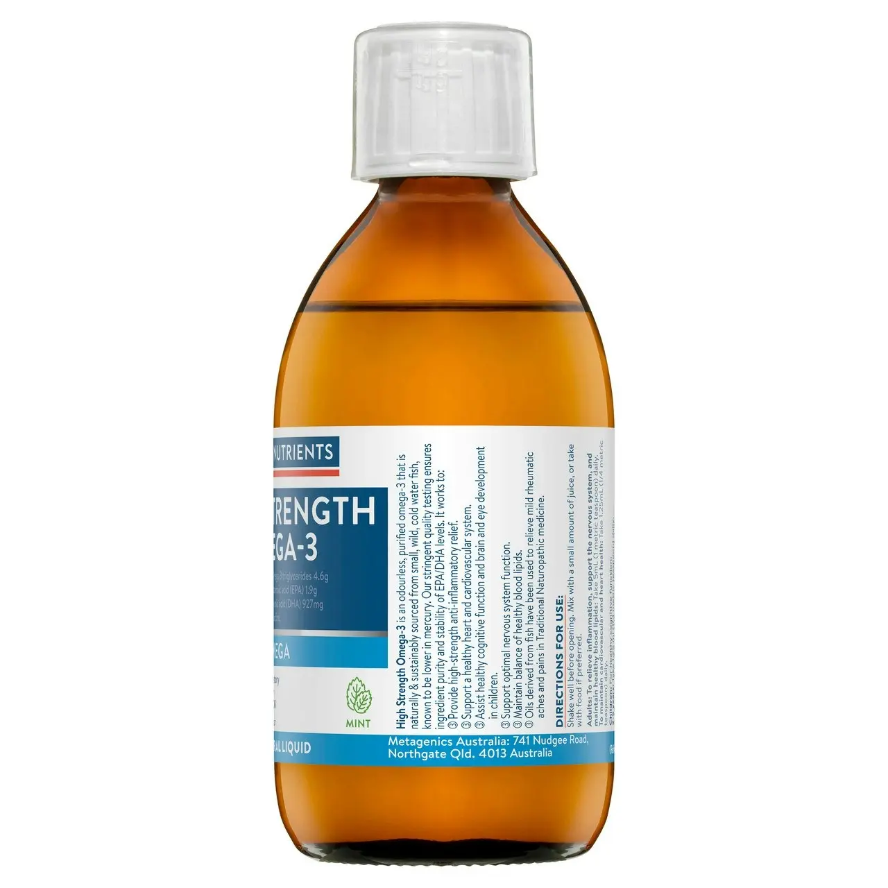 High Strength Omega-3 Fresh Mint 280mL