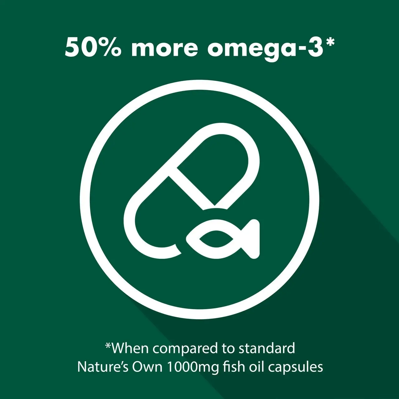 Nature's Own Odourless Fish Oil 1500mg