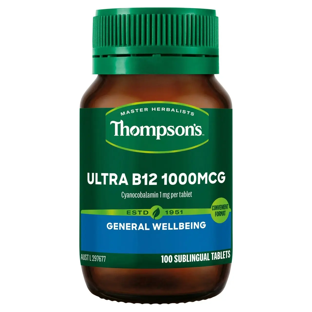 Thompson's Ultra B12 1000mcg 100 tabs