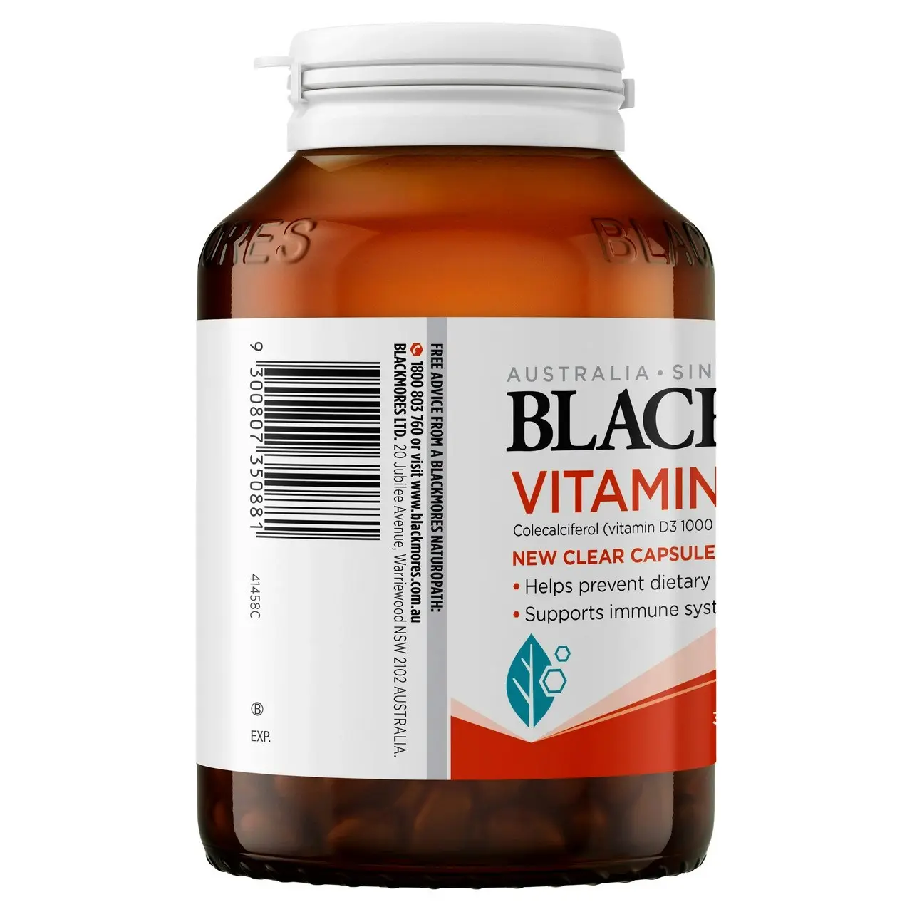 Blackmores Vitamin D3 1000 IU 300 Soft Capsules