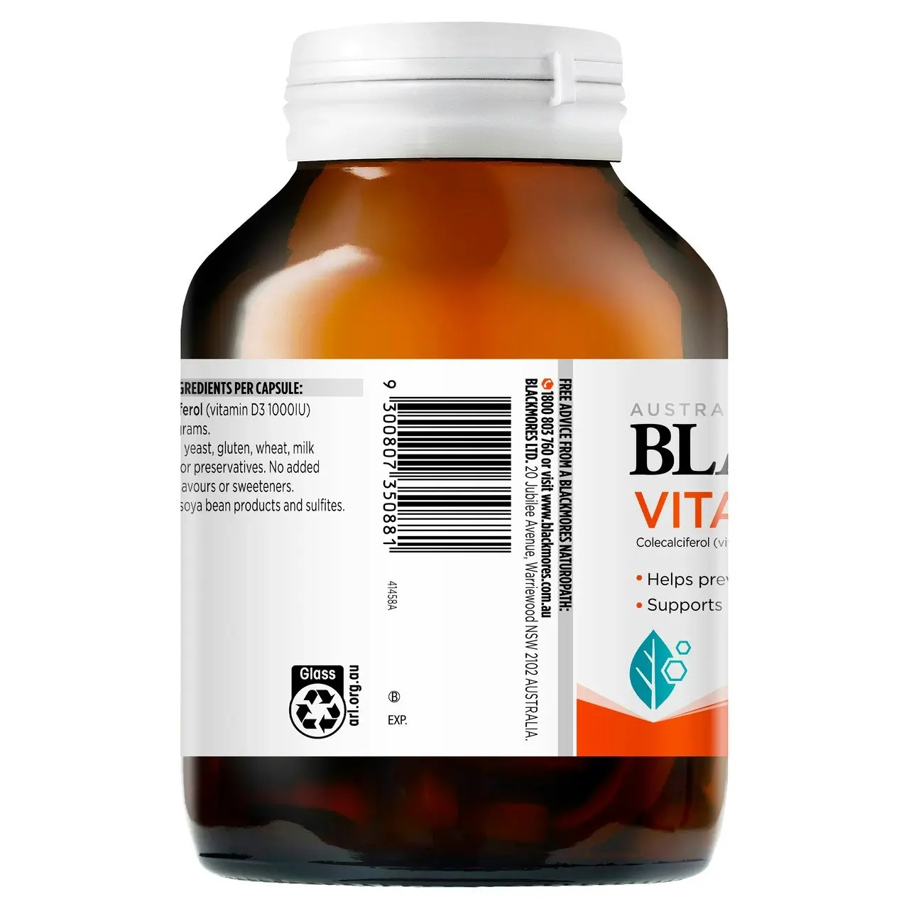 Blackmores Vitamin D3 1000 IU 300 Soft Capsules