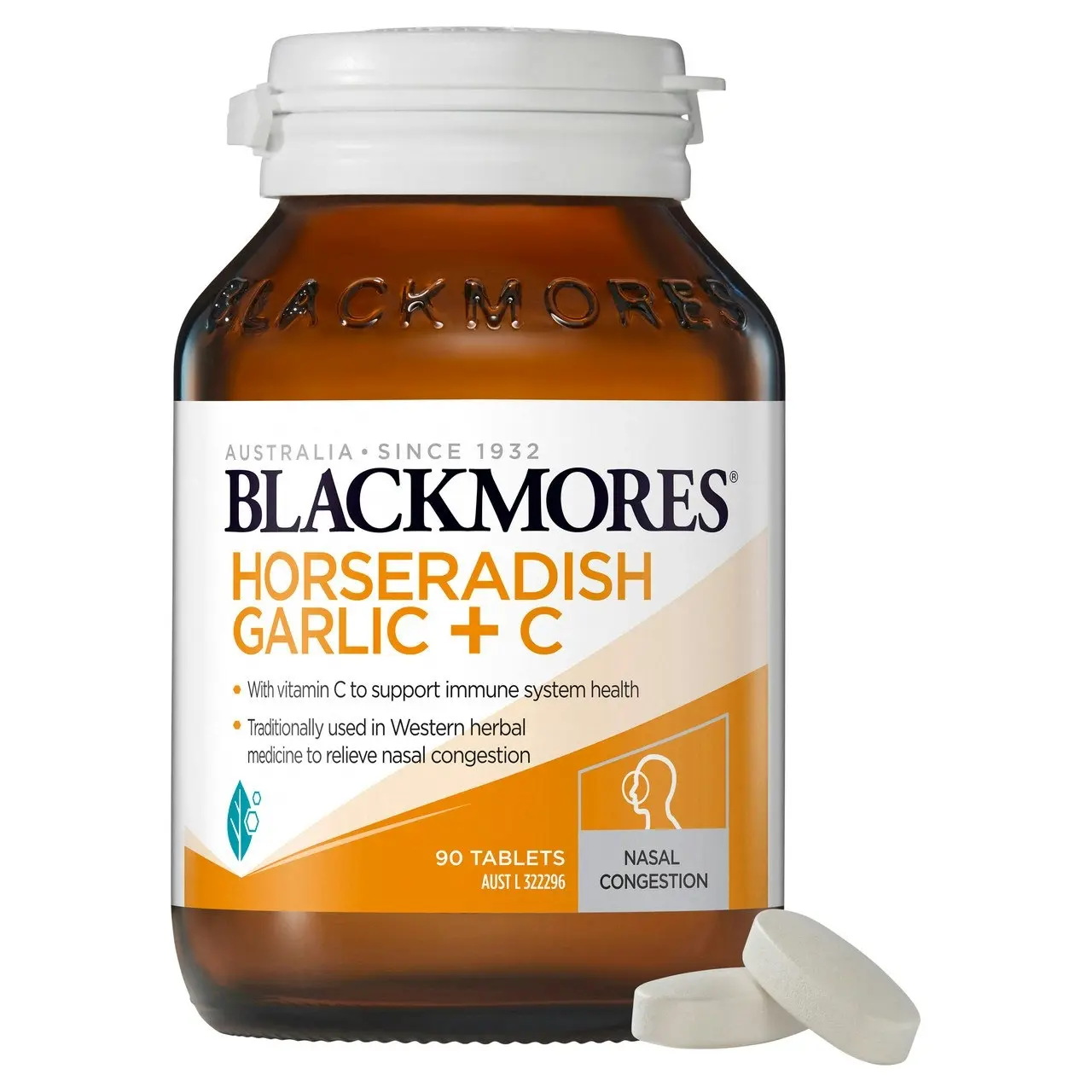 Blackmores Horseradish Garlic + C 90 Tablets