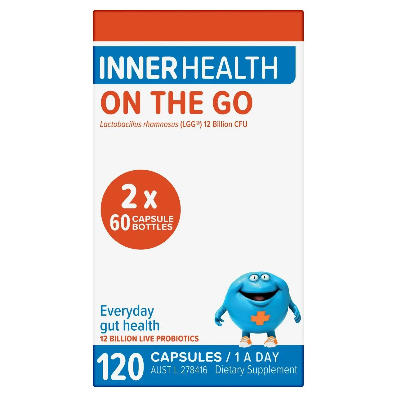 Inner Health On the Go Probiotic 120 Capsules