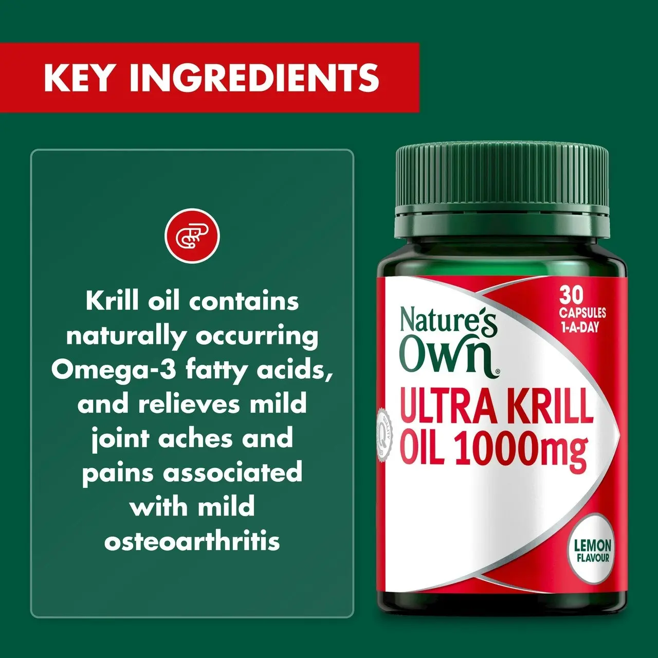 Nature's Own Ultra Krill Oil 1000mg