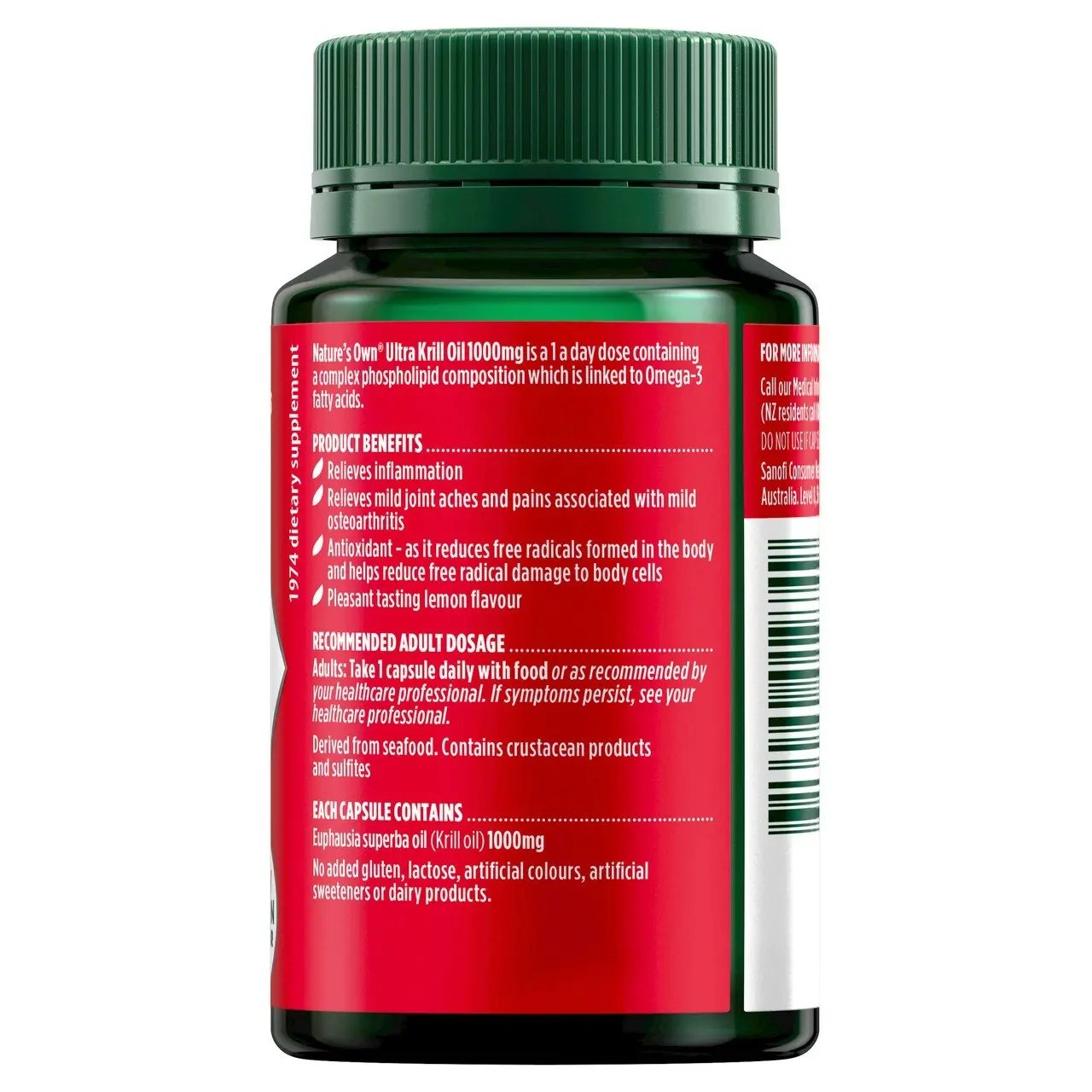 Nature's Own Ultra Krill Oil 1000mg