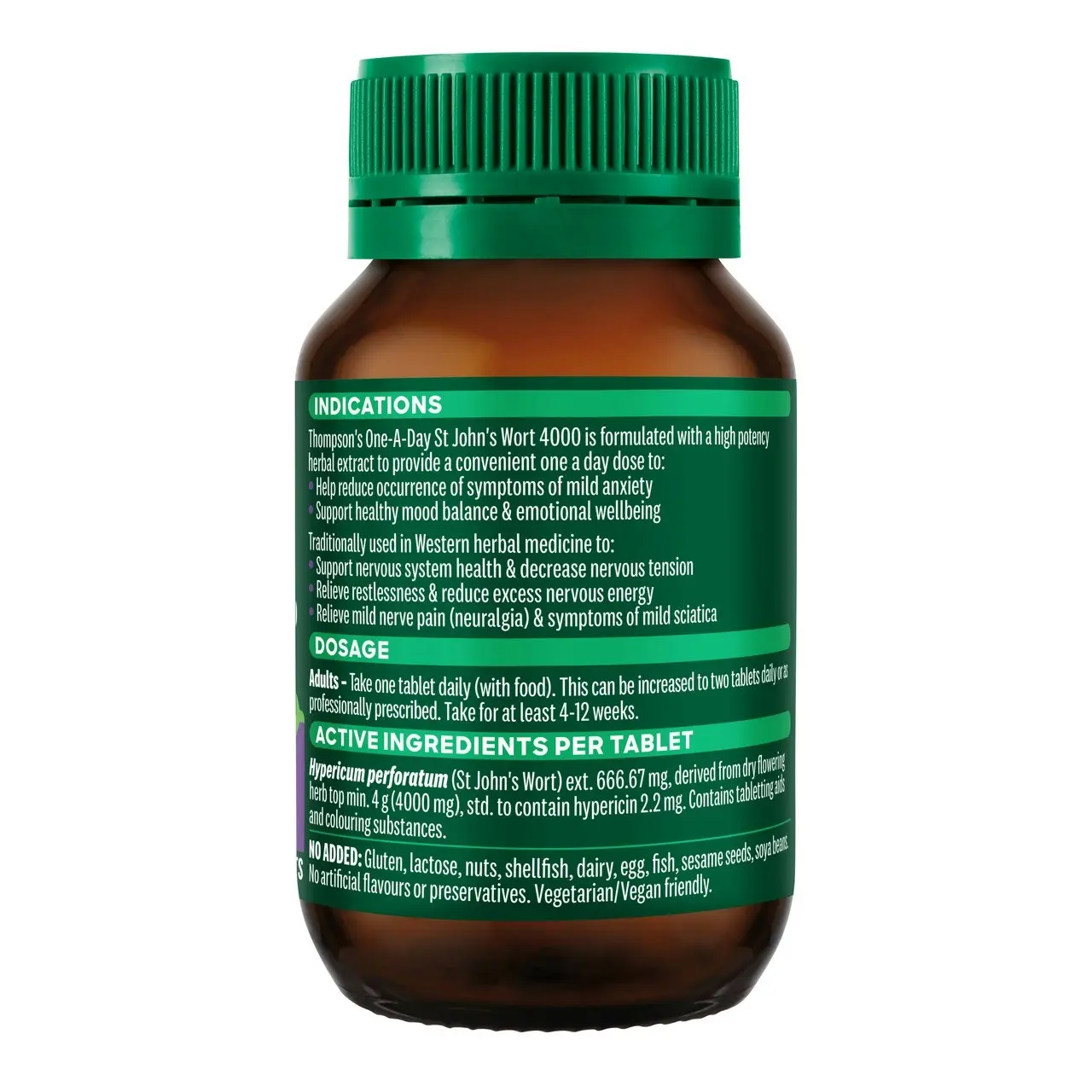 Thompson's One-A-Day St John's Wort 4000 60 Tablets