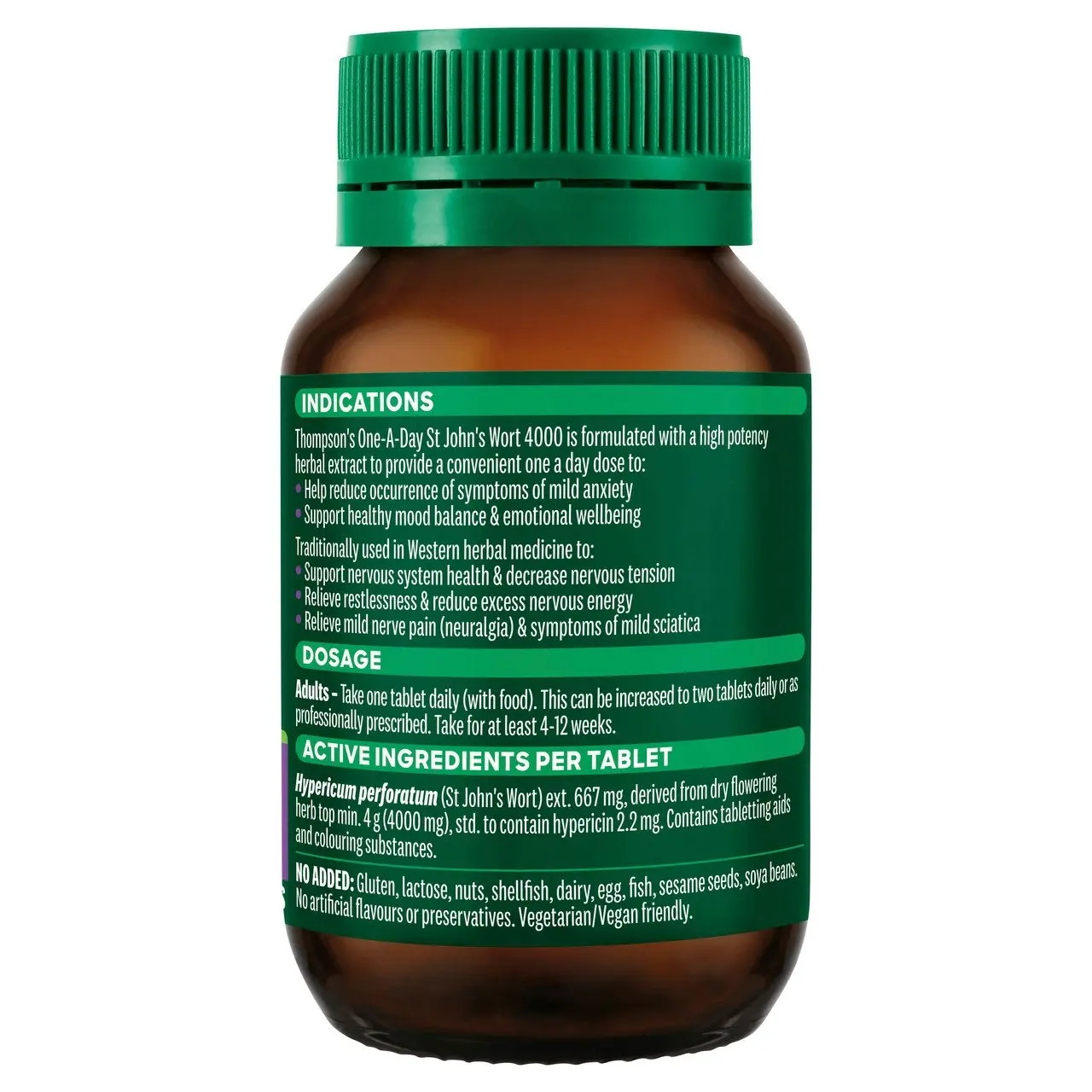 Thompson's One-A-Day St John's Wort 4000 60 Tablets