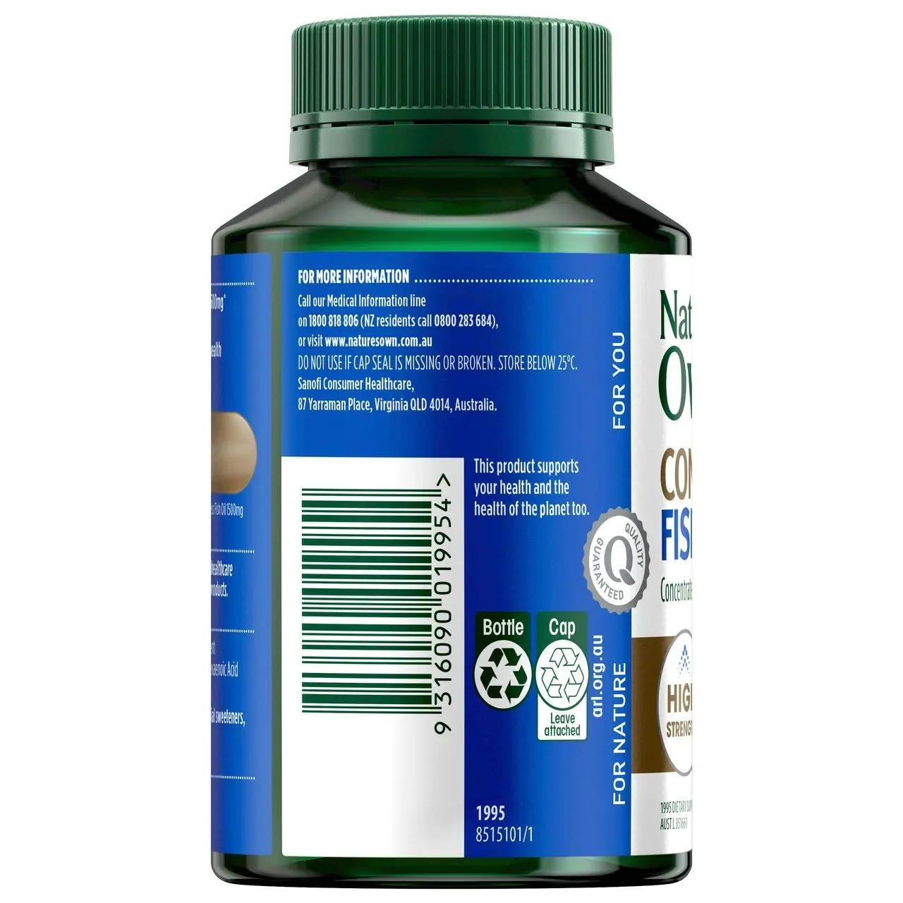 Nature's Own 4 in 1 Concentrated Fish Oil