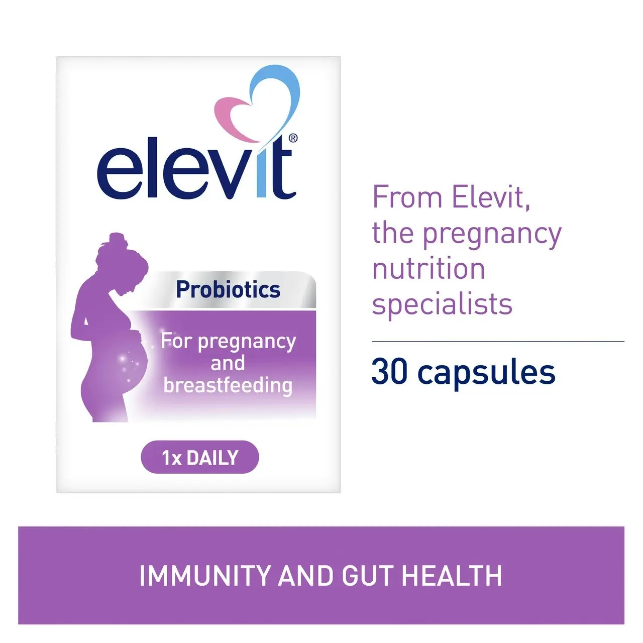 Elevit Probiotics for Immunity & Gut Health capsules 30 pack (30 days)