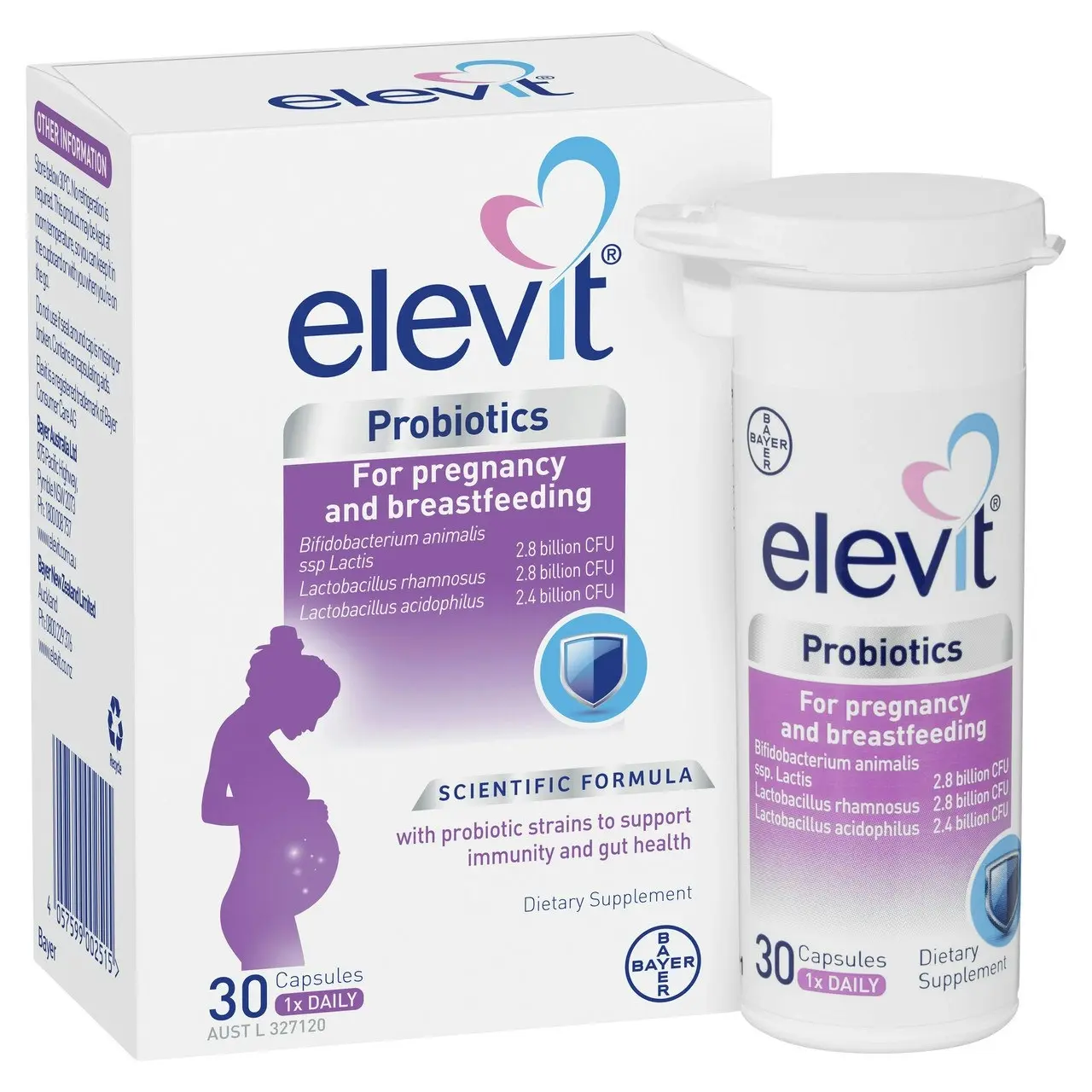 Elevit Probiotics for Immunity & Gut Health capsules 30 pack (30 days)