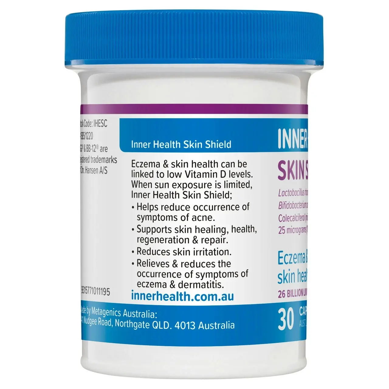 Inner Health Skin Shield Probiotic 30 Capsules