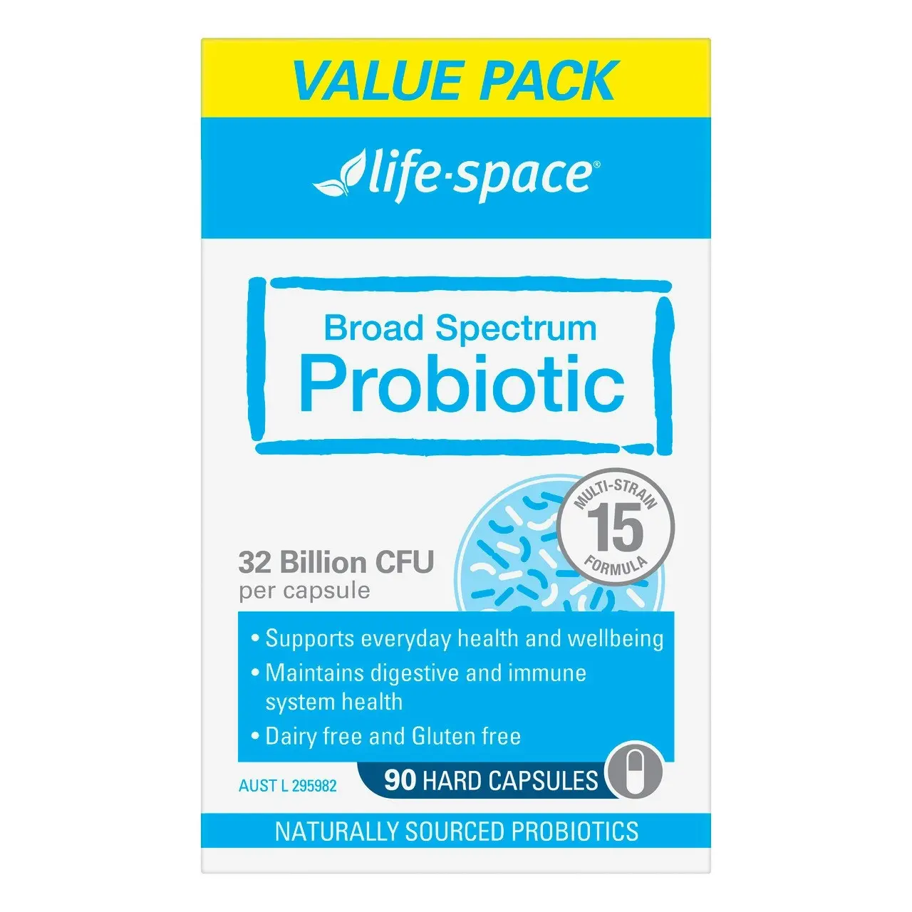 Life-Space Broad Spectrum Probiotic Value Pack 90 Hard Capsules