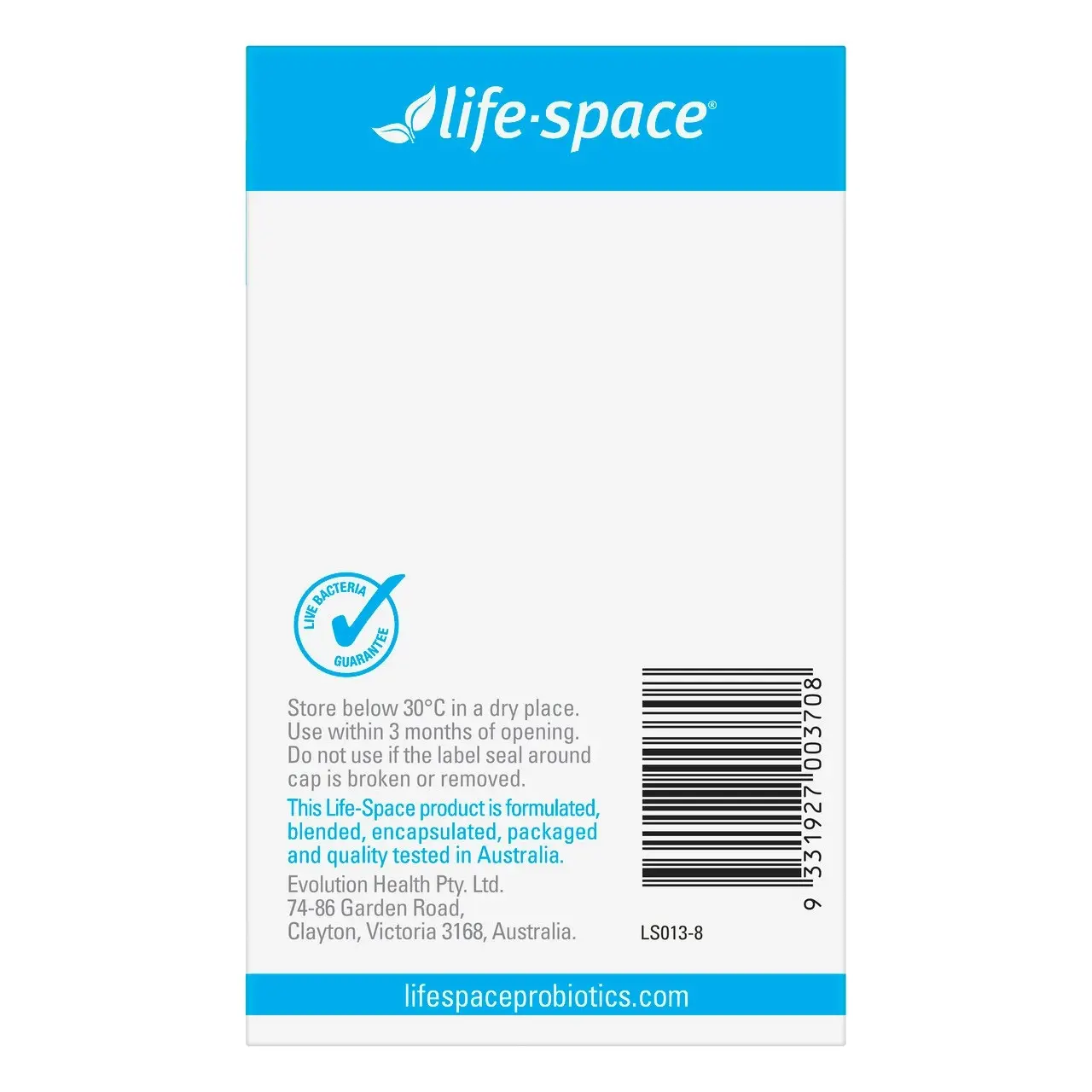 Life-Space Broad Spectrum Probiotic Value Pack 90 Hard Capsules