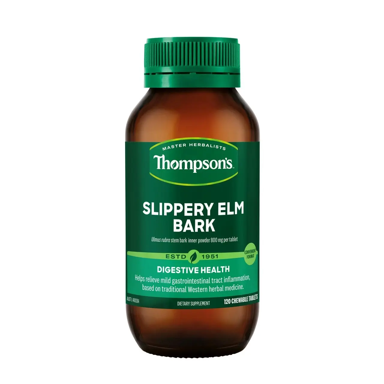 Thompson's Slippery Elm Bark 120 Chewable Tablets