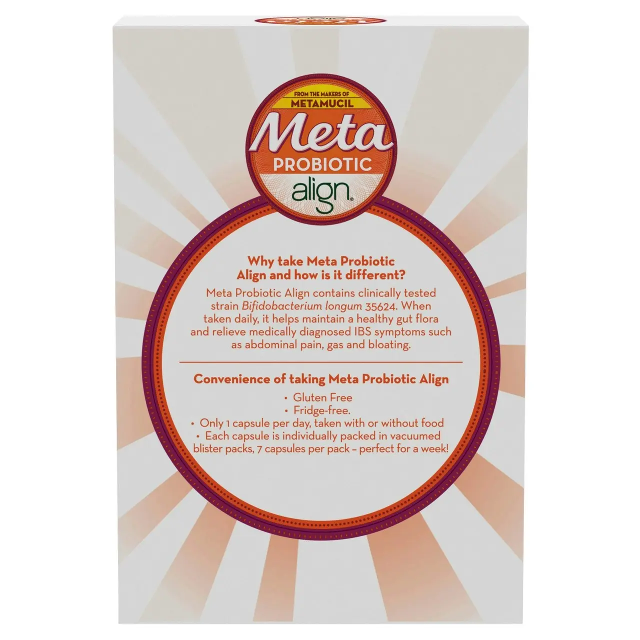 Metamucil Probiotic Daily Align 28s Capsules