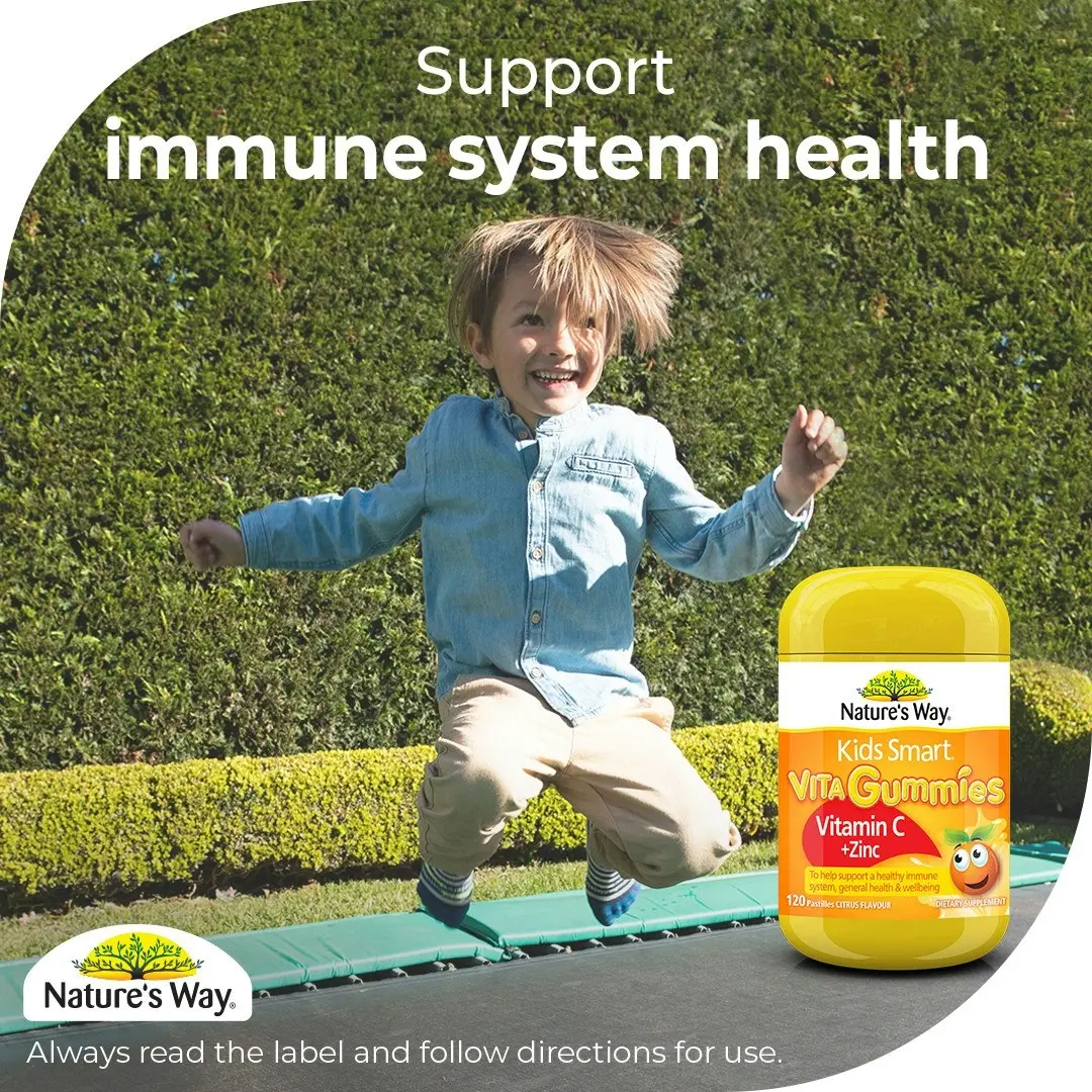 Nature's Way Kids Smart Vita Gummies Vitamin C + Zinc 120