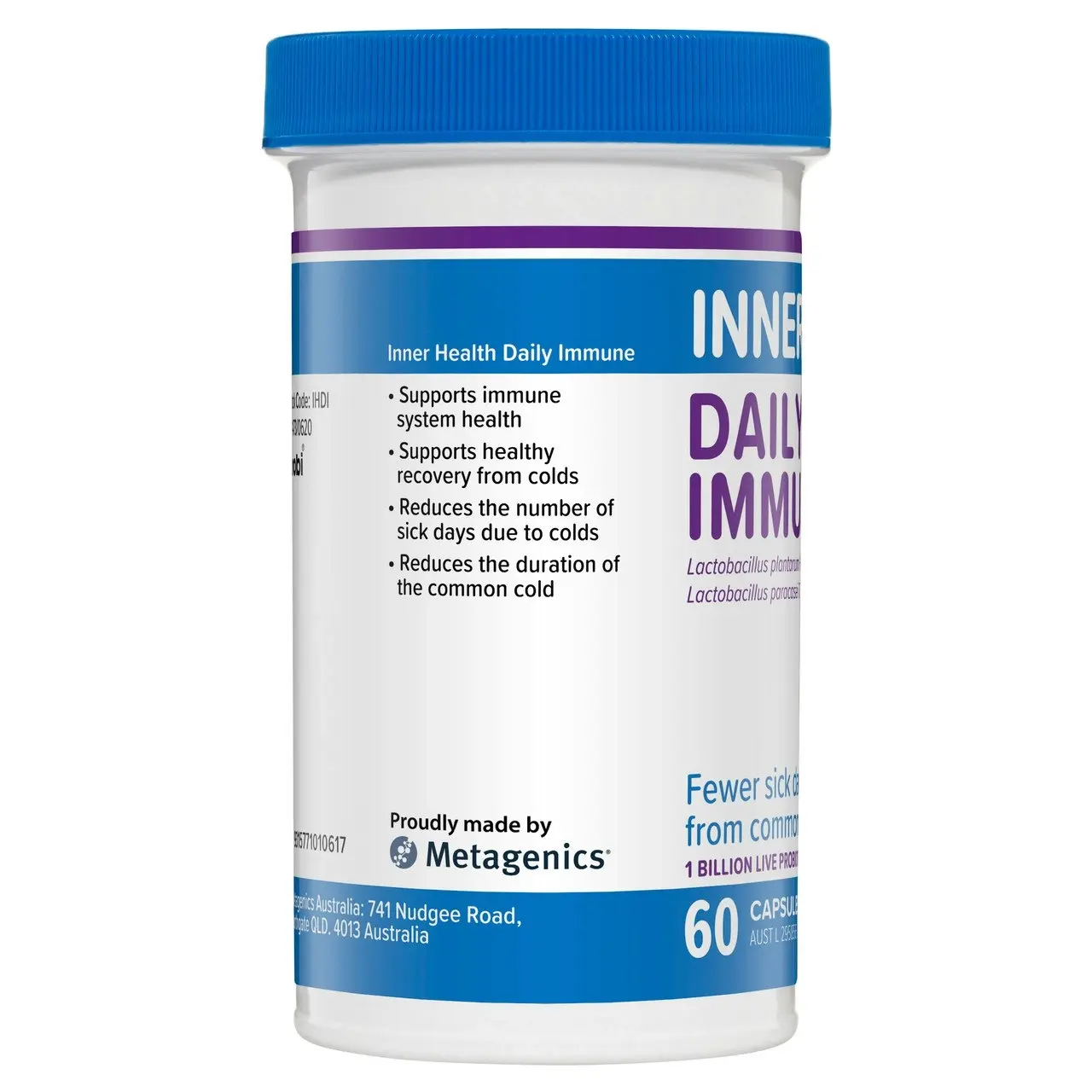 Inner Health Daily Immune Probiotic 60 Capsules