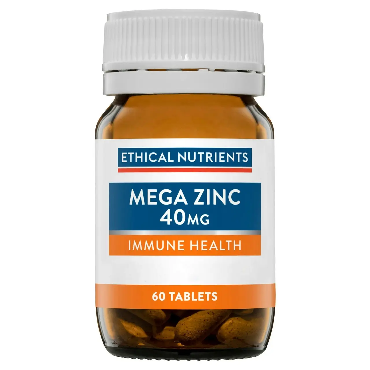 Ethical Nutrients Mega Zinc 40mg 60 Tablets