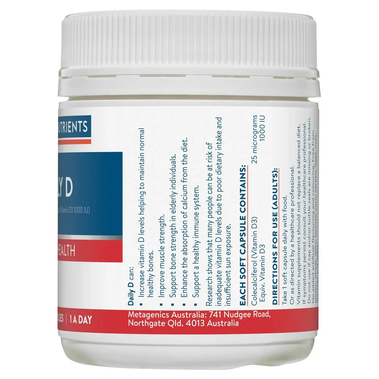 Ethical Nutrients Daily D 270 Capsules