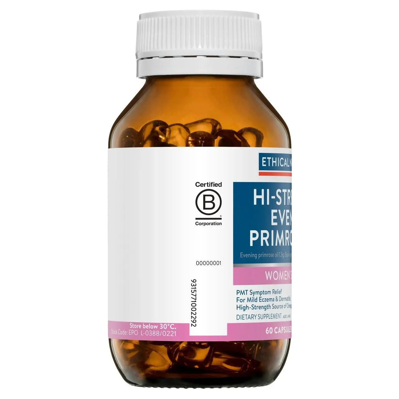 Ethical Nutrients Hi-Strength Evening Primrose Oil 60