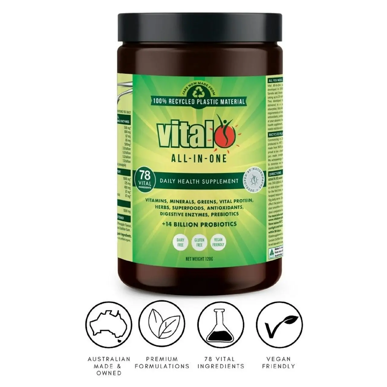 Vital All-In-One Daily Health Supplement 600GM