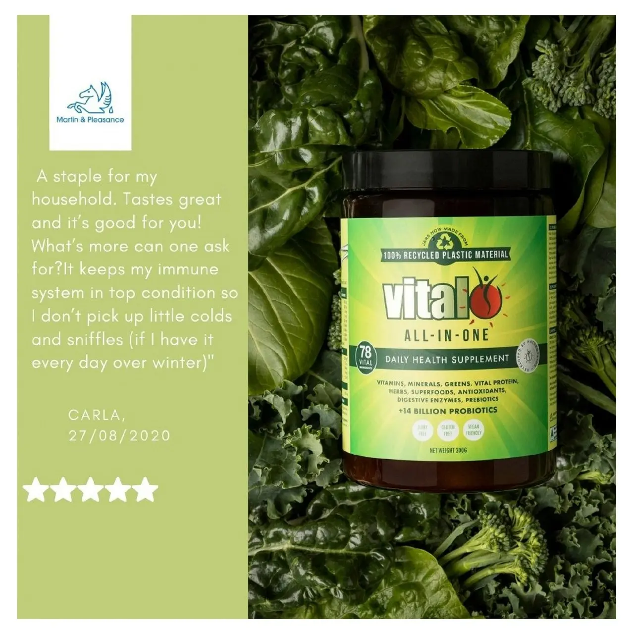 Vital All-In-One Daily Health Supplement 600GM