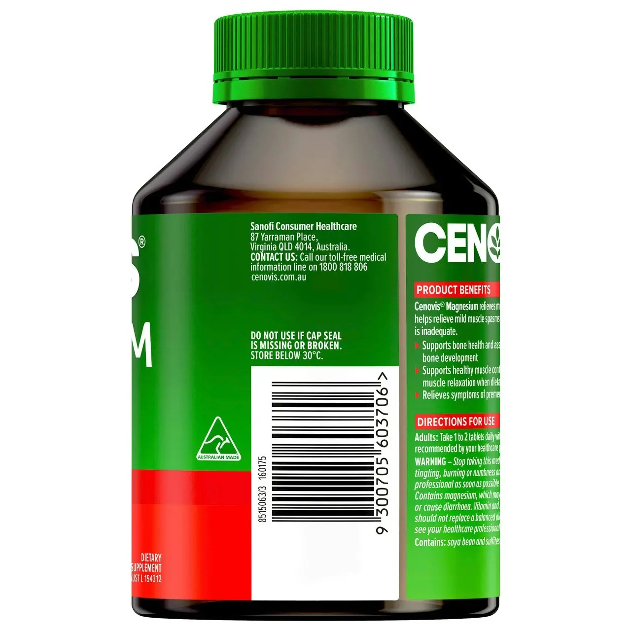 Cenovis Magnesium 200 Tablets