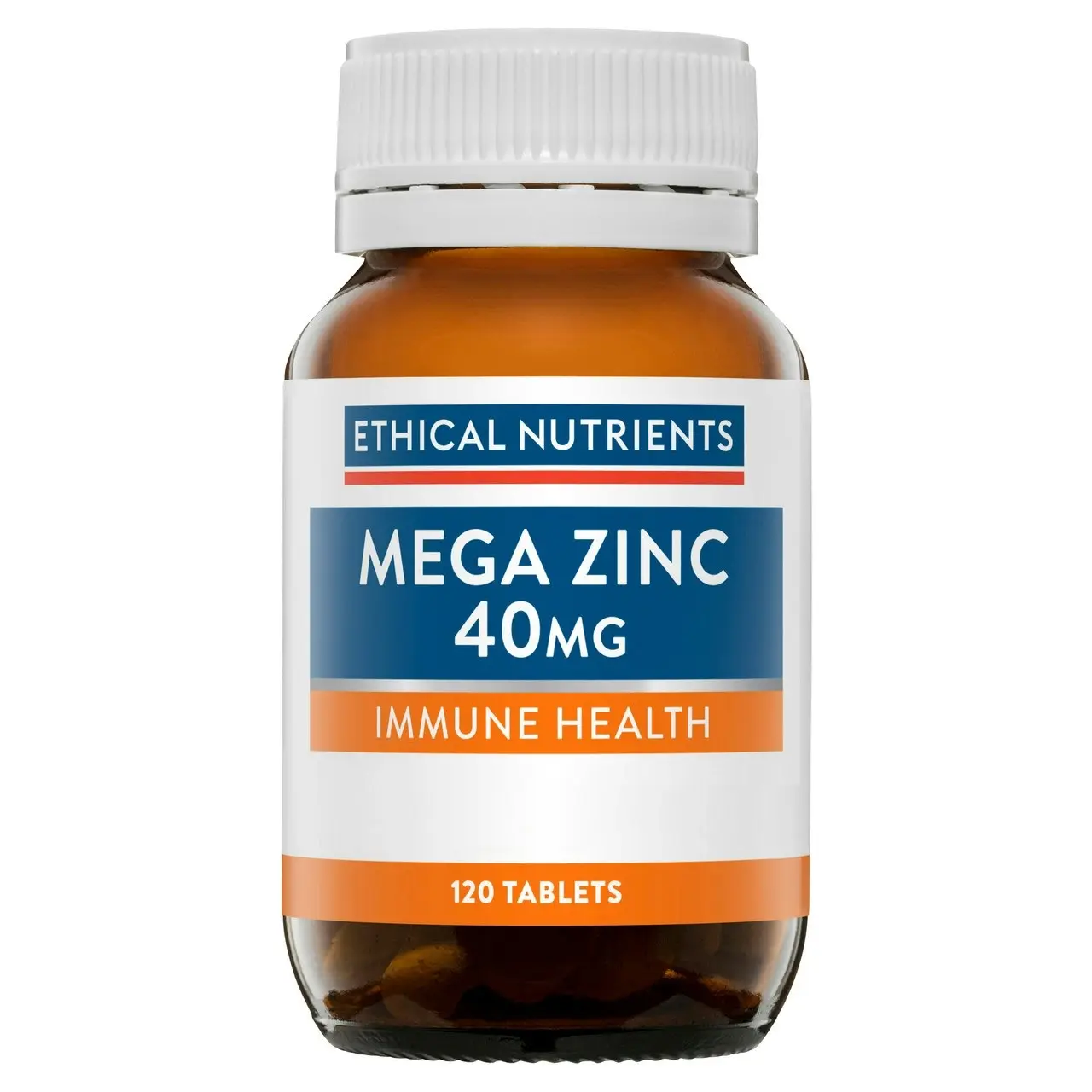 Ethical Nutrients Mega Zinc 40mg 120 Tablets