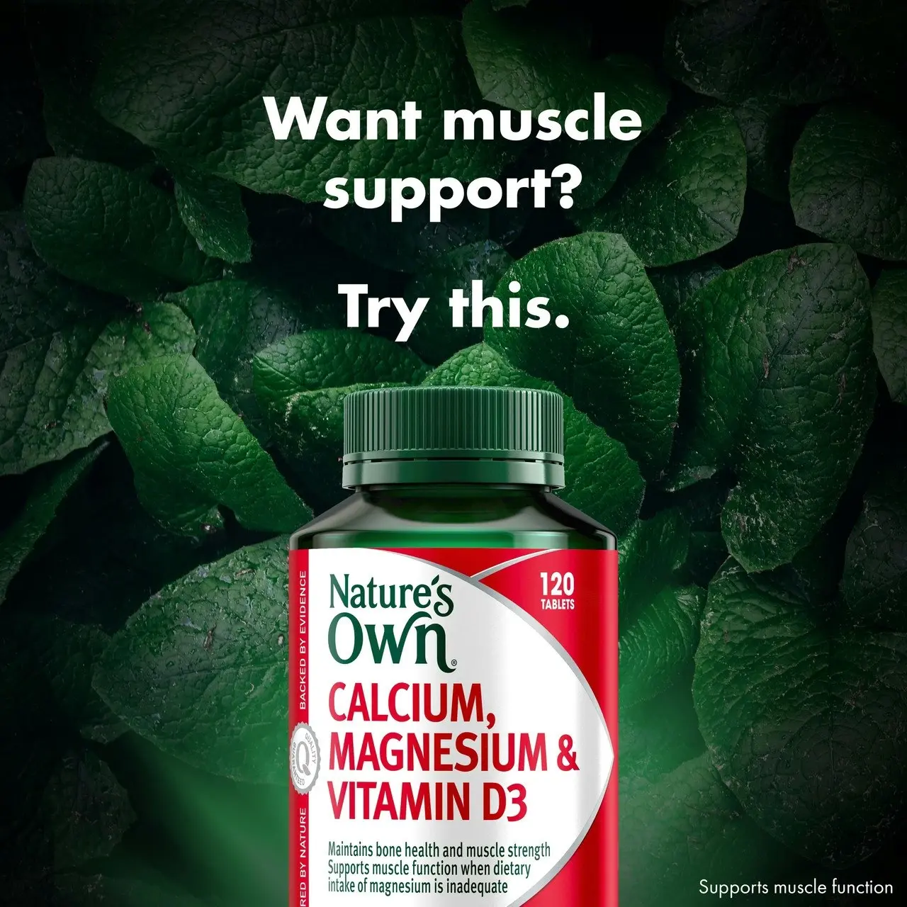 Nature's Own Calcium, Magnesium & Vitamin D3