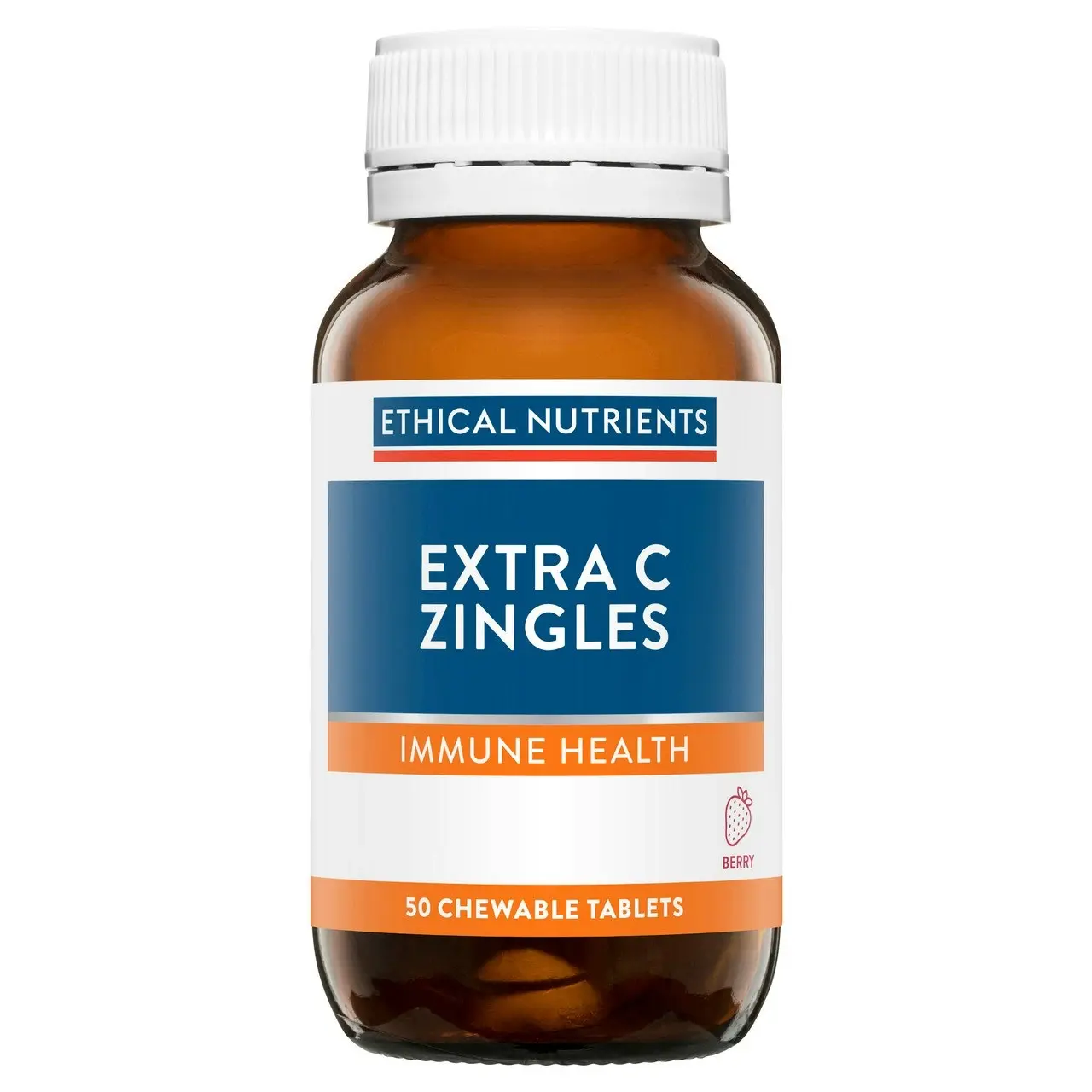 Ethical Nutrients Extra C Zingles Berry 50 Tablets