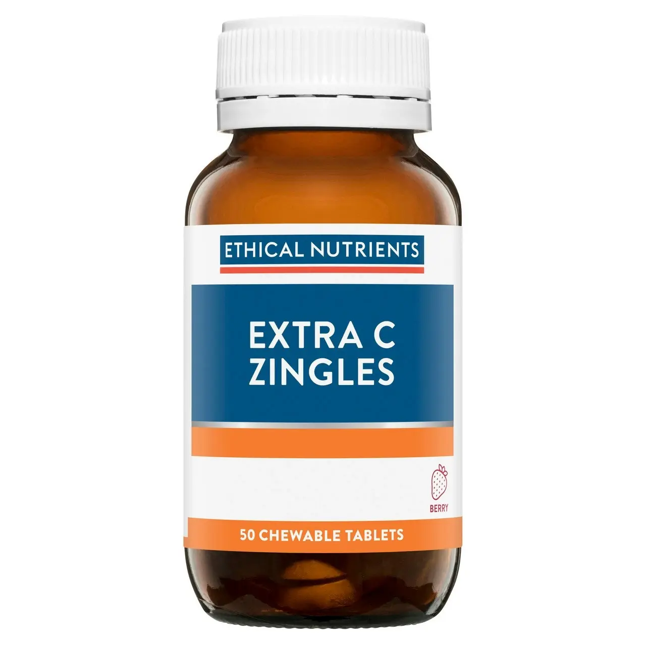 Ethical Nutrients Extra C Zingles Berry 50 Tablets