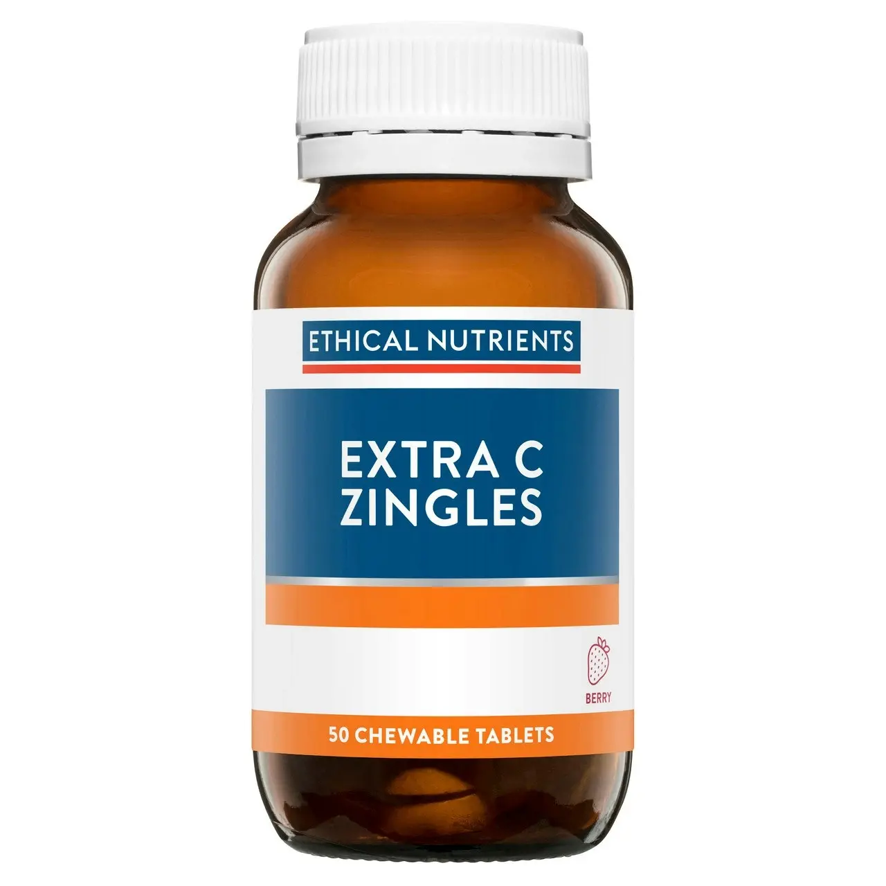 Ethical Nutrients Extra C Zingles Berry 50 Tablets