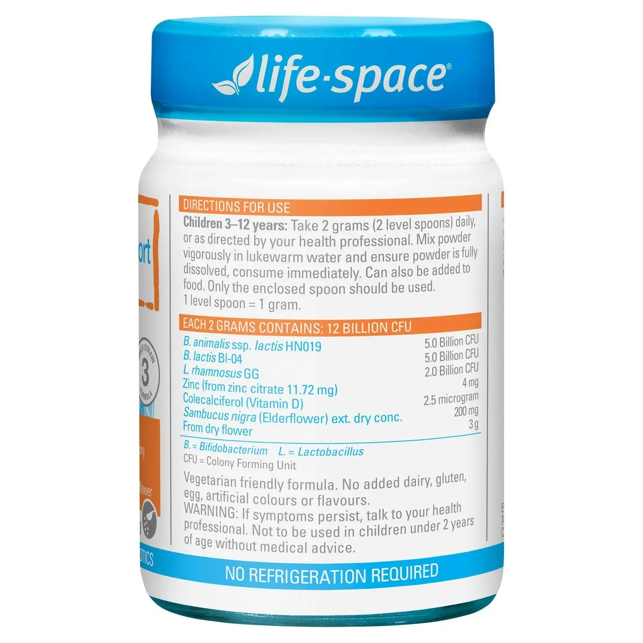 Life-Space Children Immune Support Probiotic 3-12 Years Oral Powder 60g