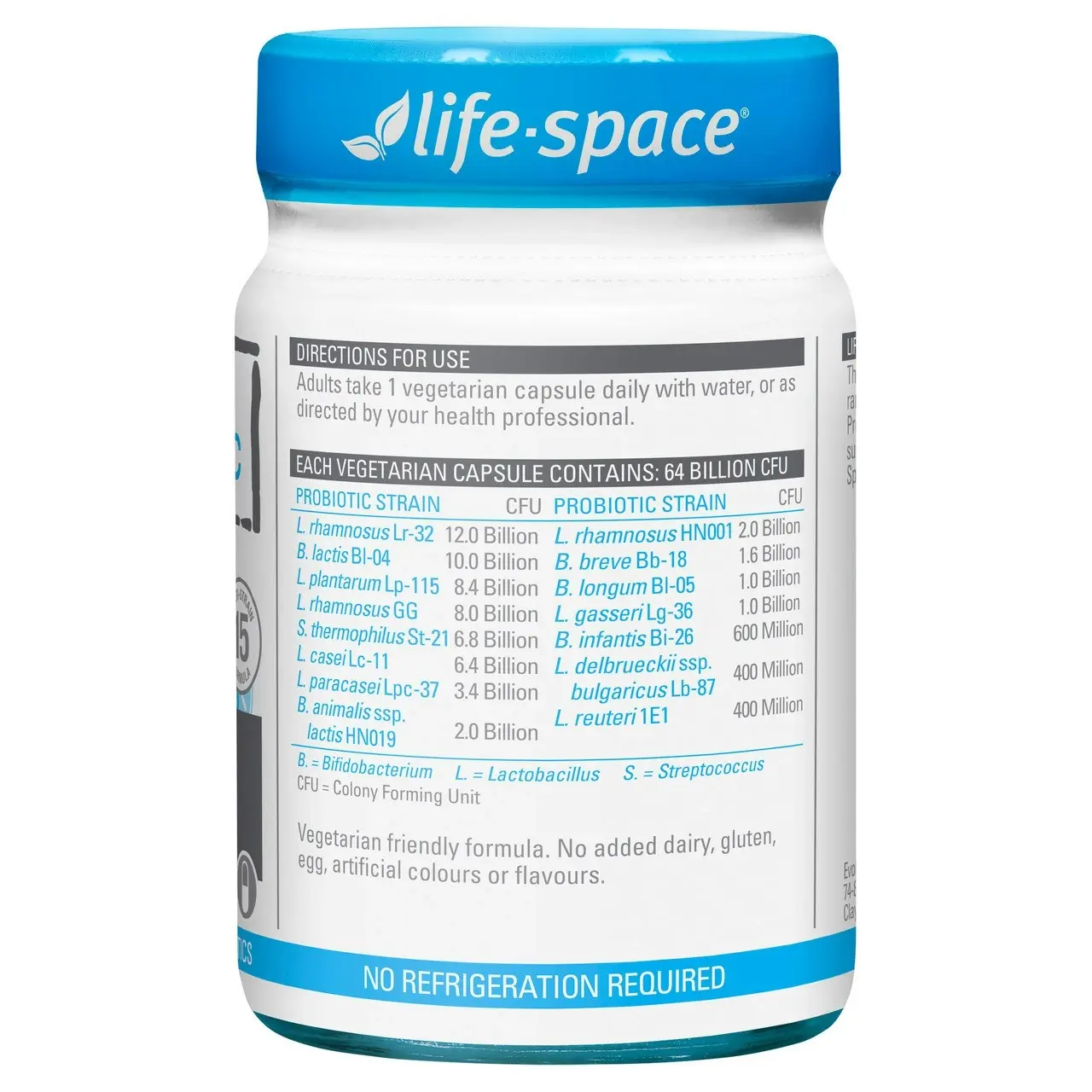 Life-Space Double Strength Probiotic 30 Hard Capsules