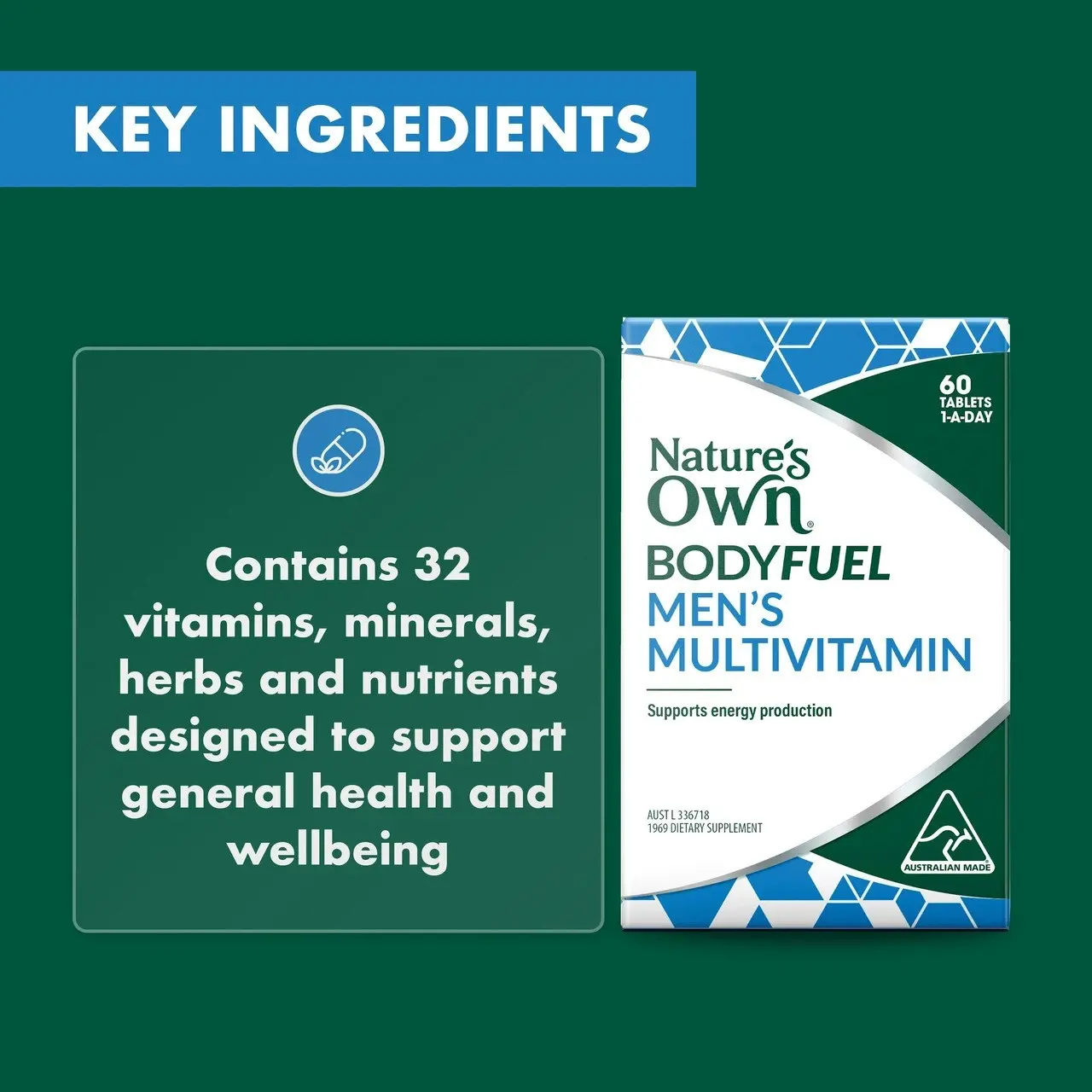 Nature's Own Bodyfuel Men's Multivitamin