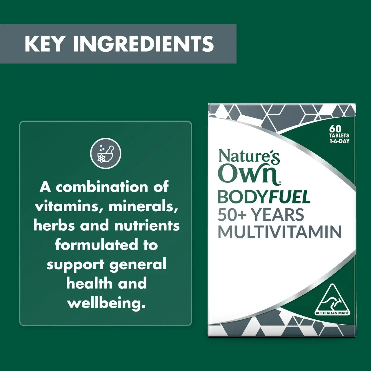 Nature's Own Bodyfuel 50+ Years Multivitamin