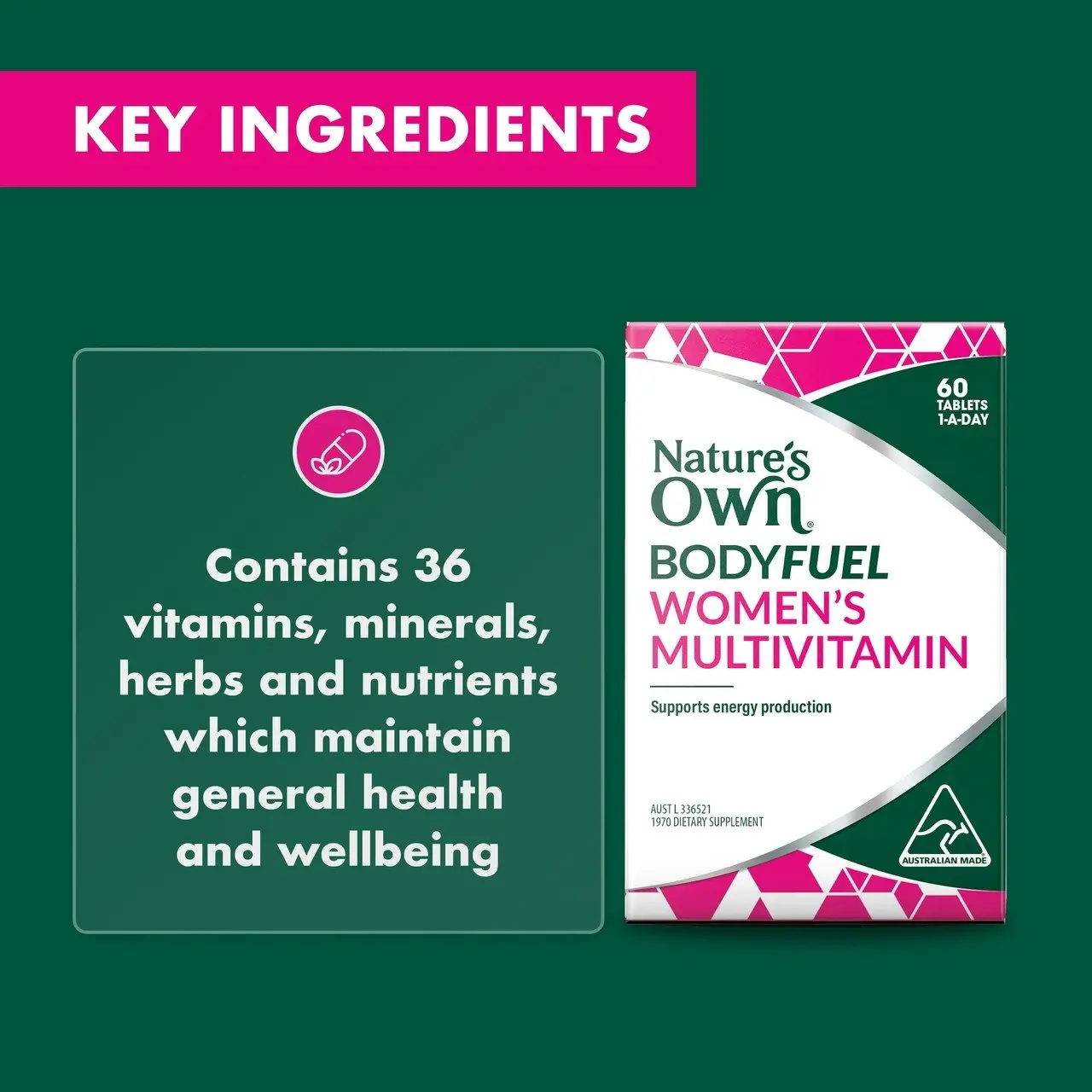 Nature's Own Bodyfuel Women's Multivitamin