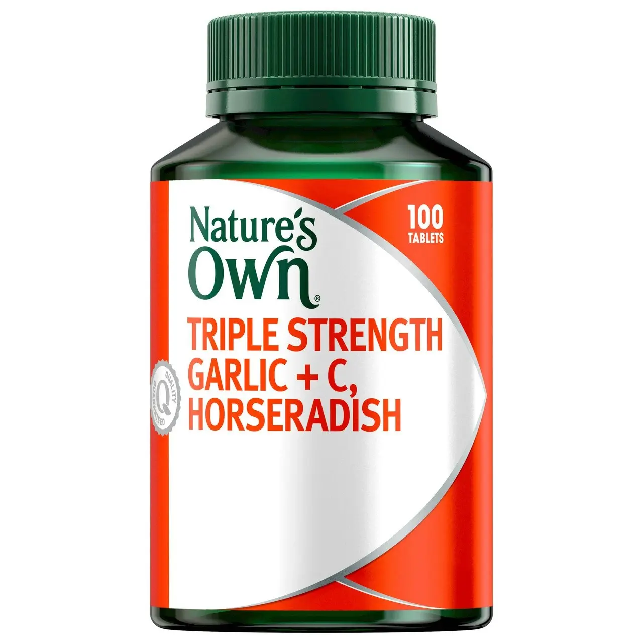 Nature's Own Triple Strength Garlic + C, Horseradish