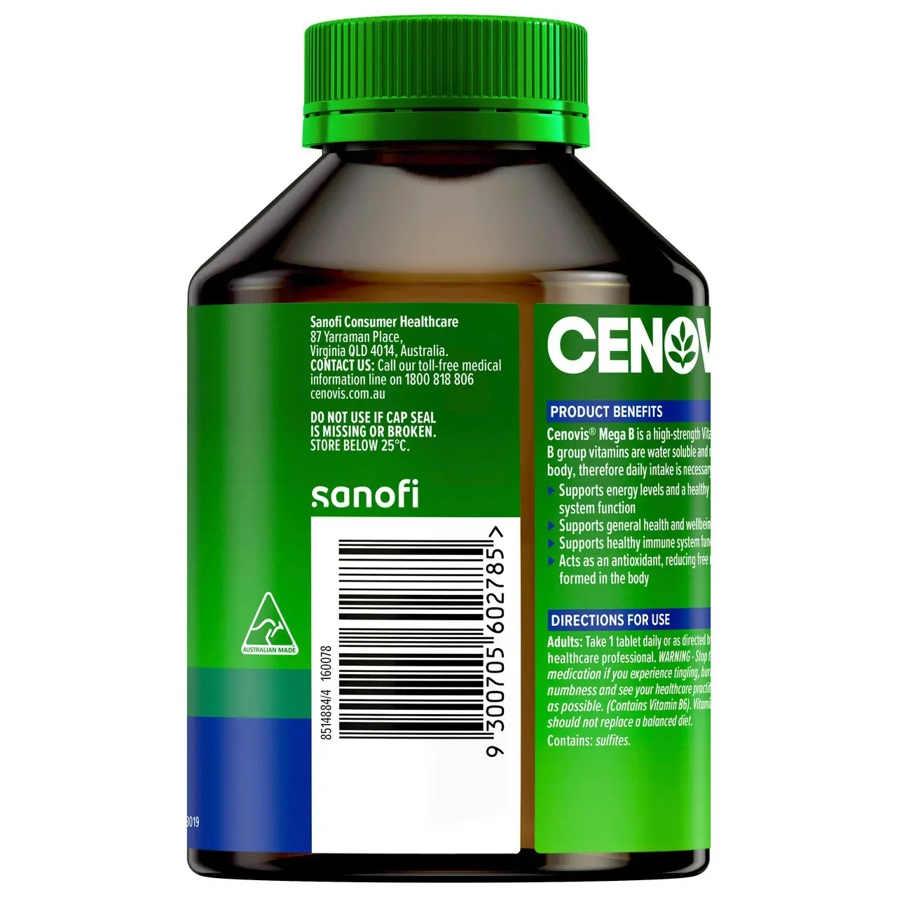 Cenovis Mega B 200 Tablets