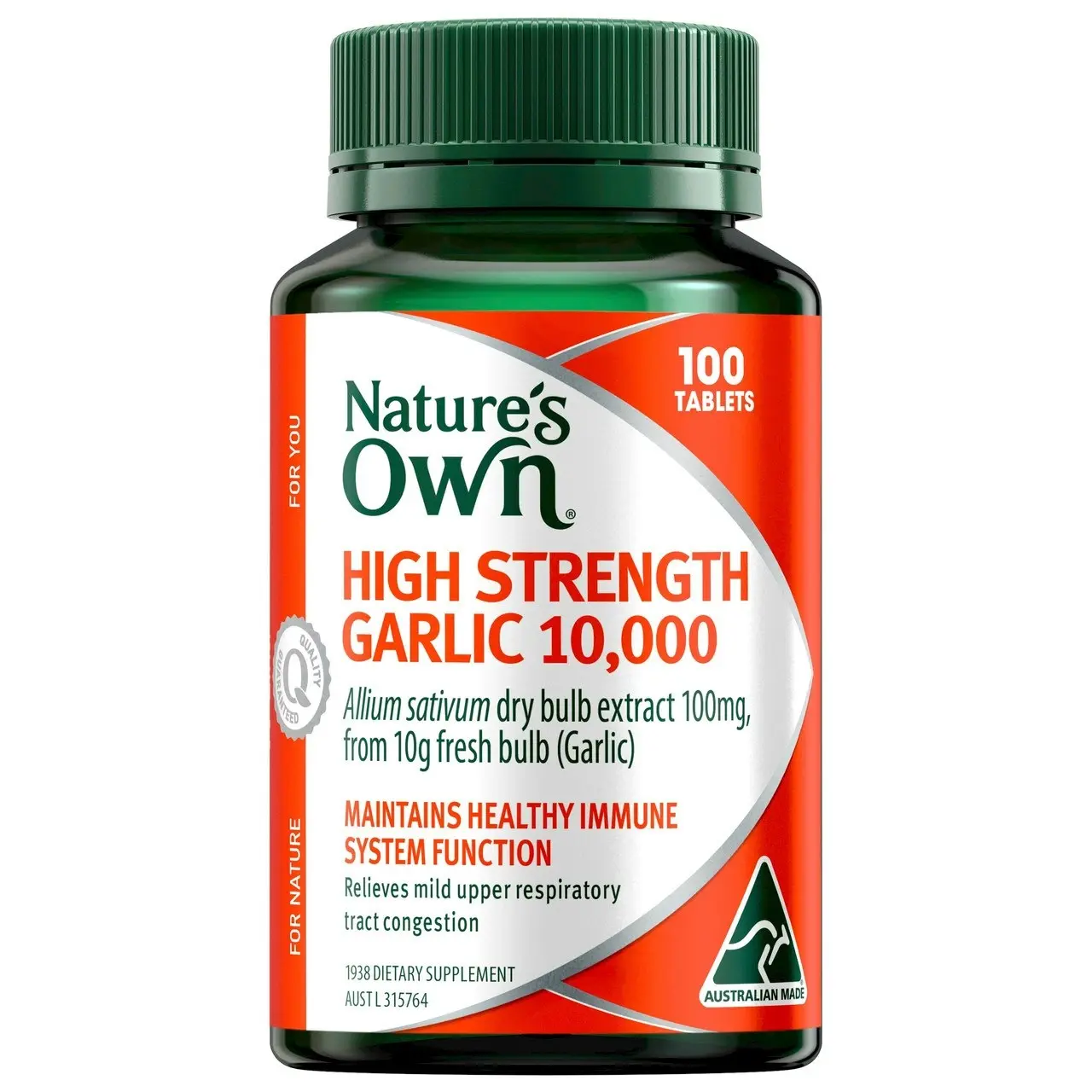 Nature's Own High Strength Garlic 10000