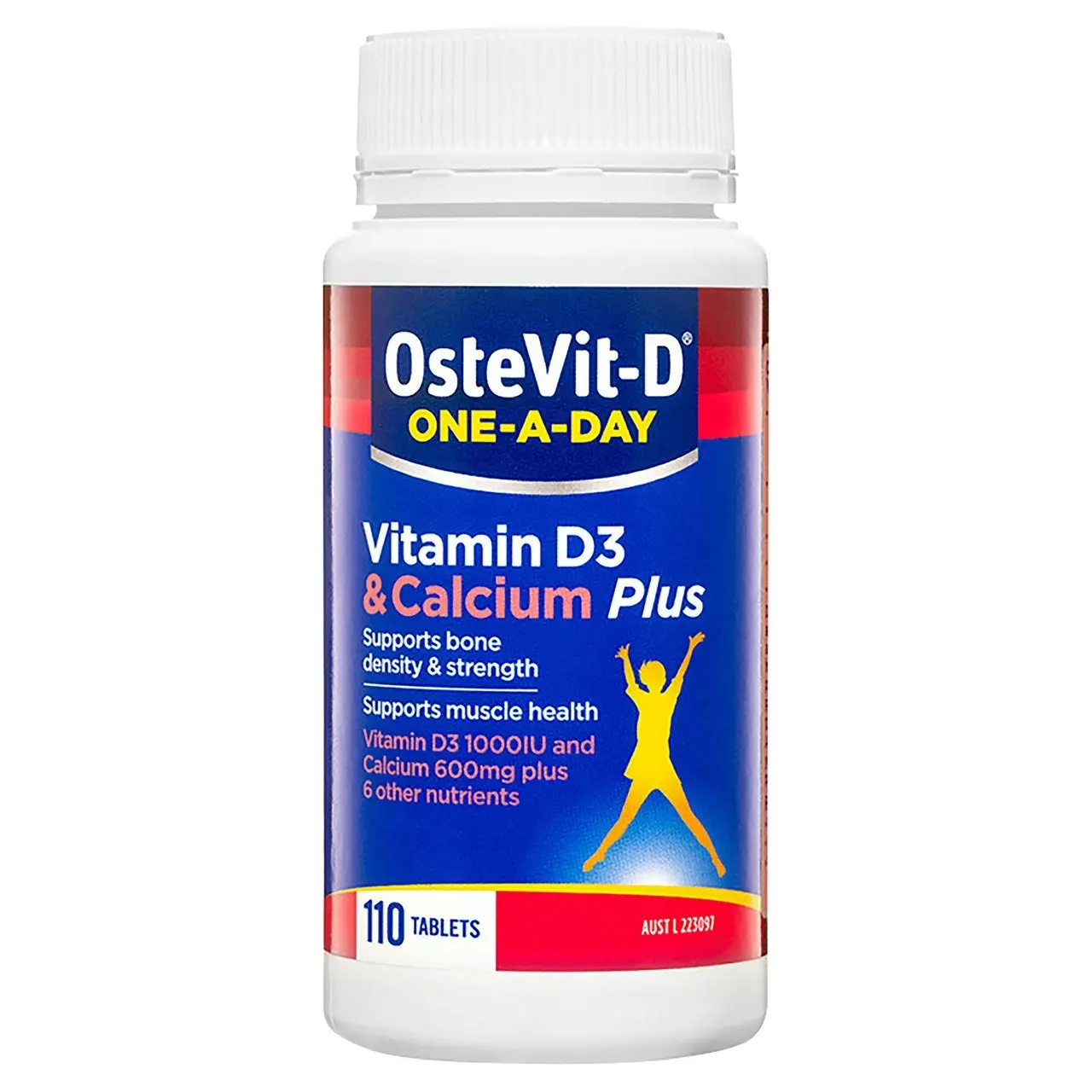 OsteVit-D One-A-Day Vitamin D3 & Calcium Plus Tablets 110s