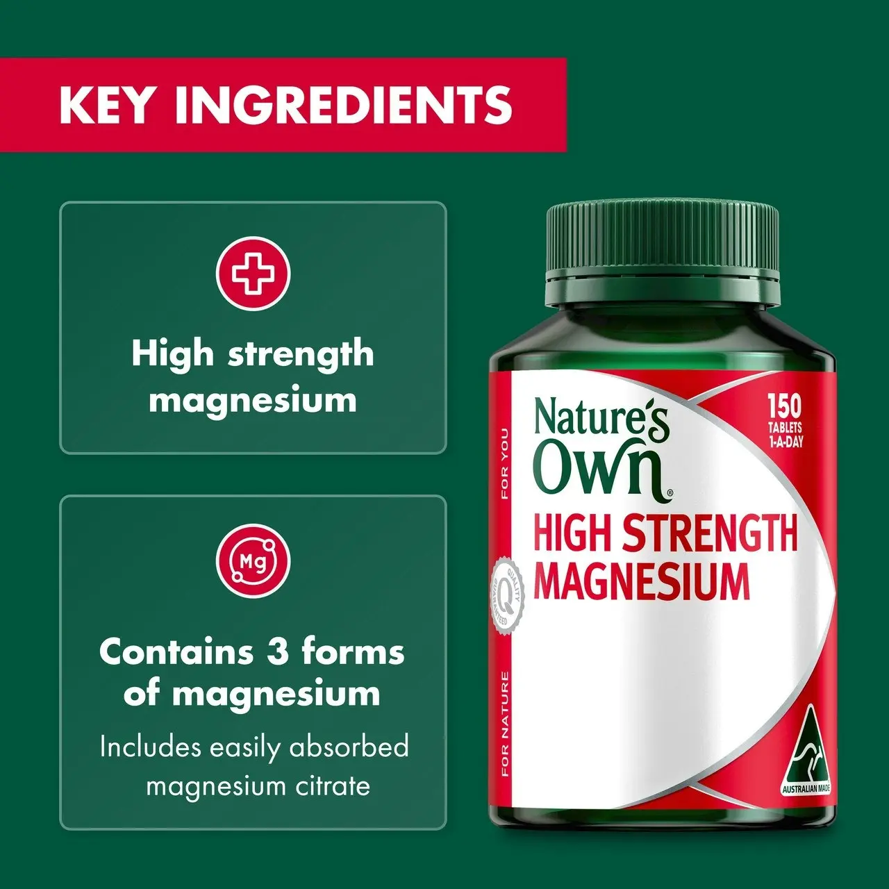 Nature's Own High Strength Magnesium