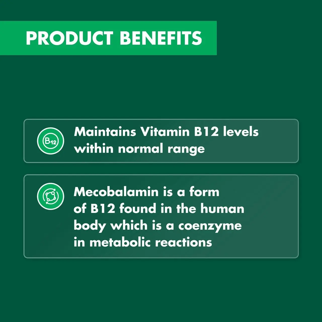 Nature's Own Activated Methyl B12 1000mcg