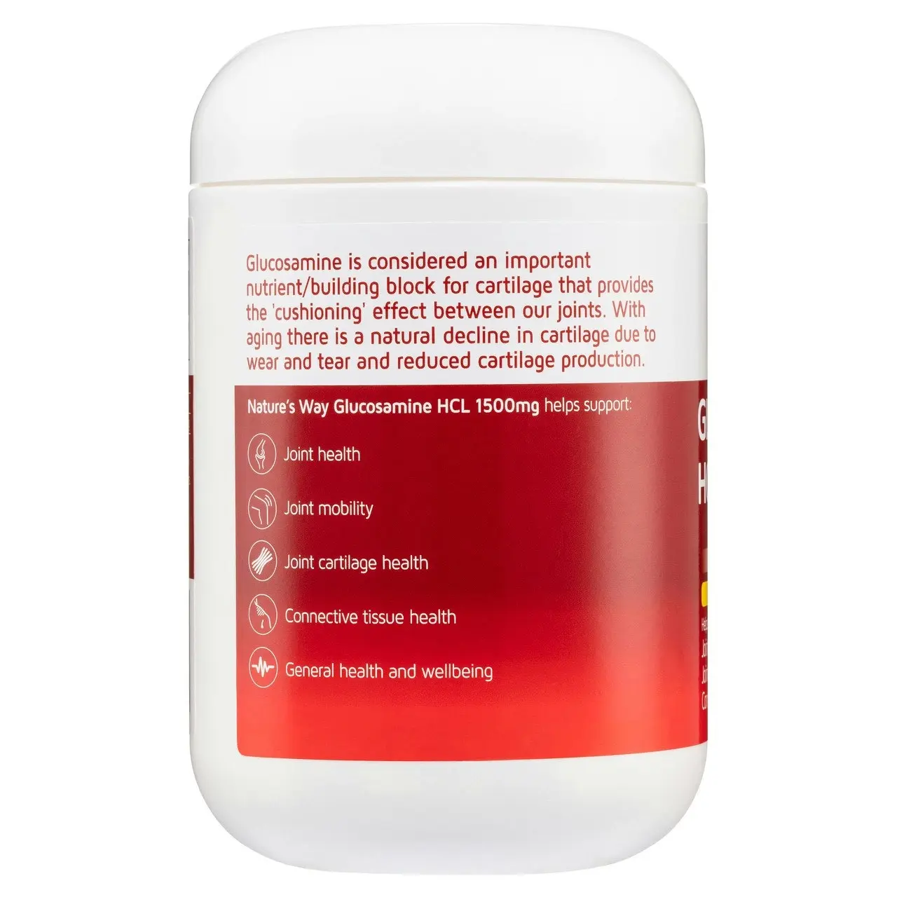 Nature's Way Glucosamine HCL 1500mg Tablets 200