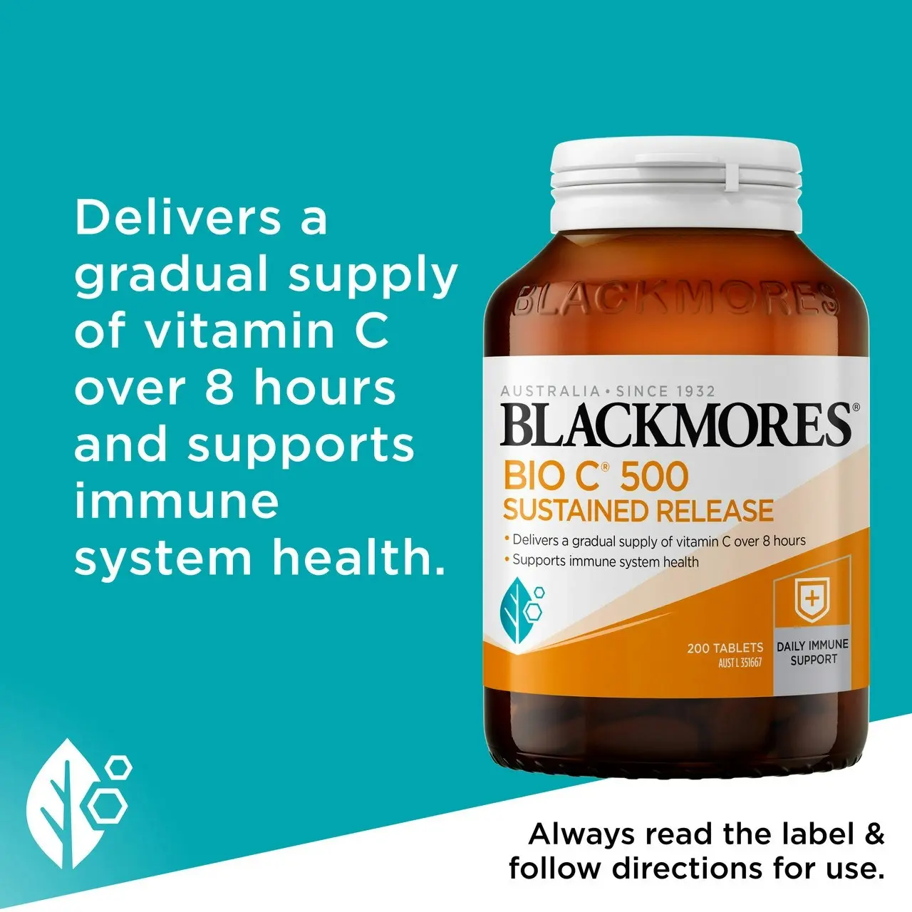 Blackmores BIO C 500 Sustained Release 200 Tablets