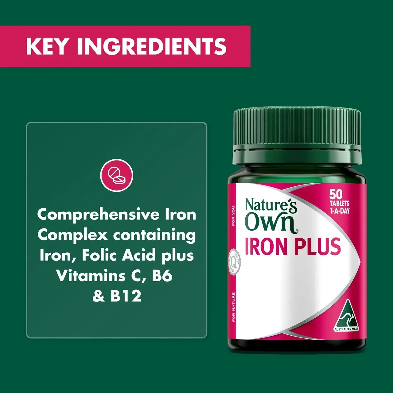 Nature's Own Iron Plus